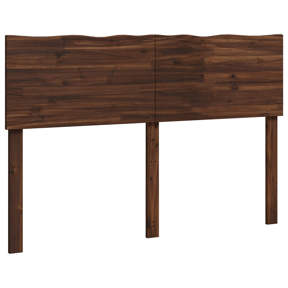 Kopfteil mit Live Edge ROSTOCK Dunkelbraun 140 cm