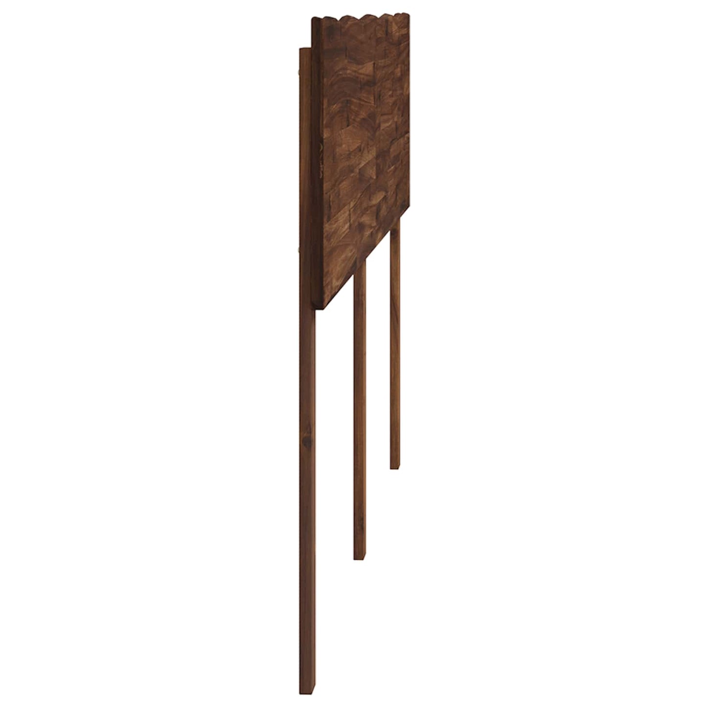 Kopfteil mit Live Edge ROSTOCK Dunkelbraun 140 cm