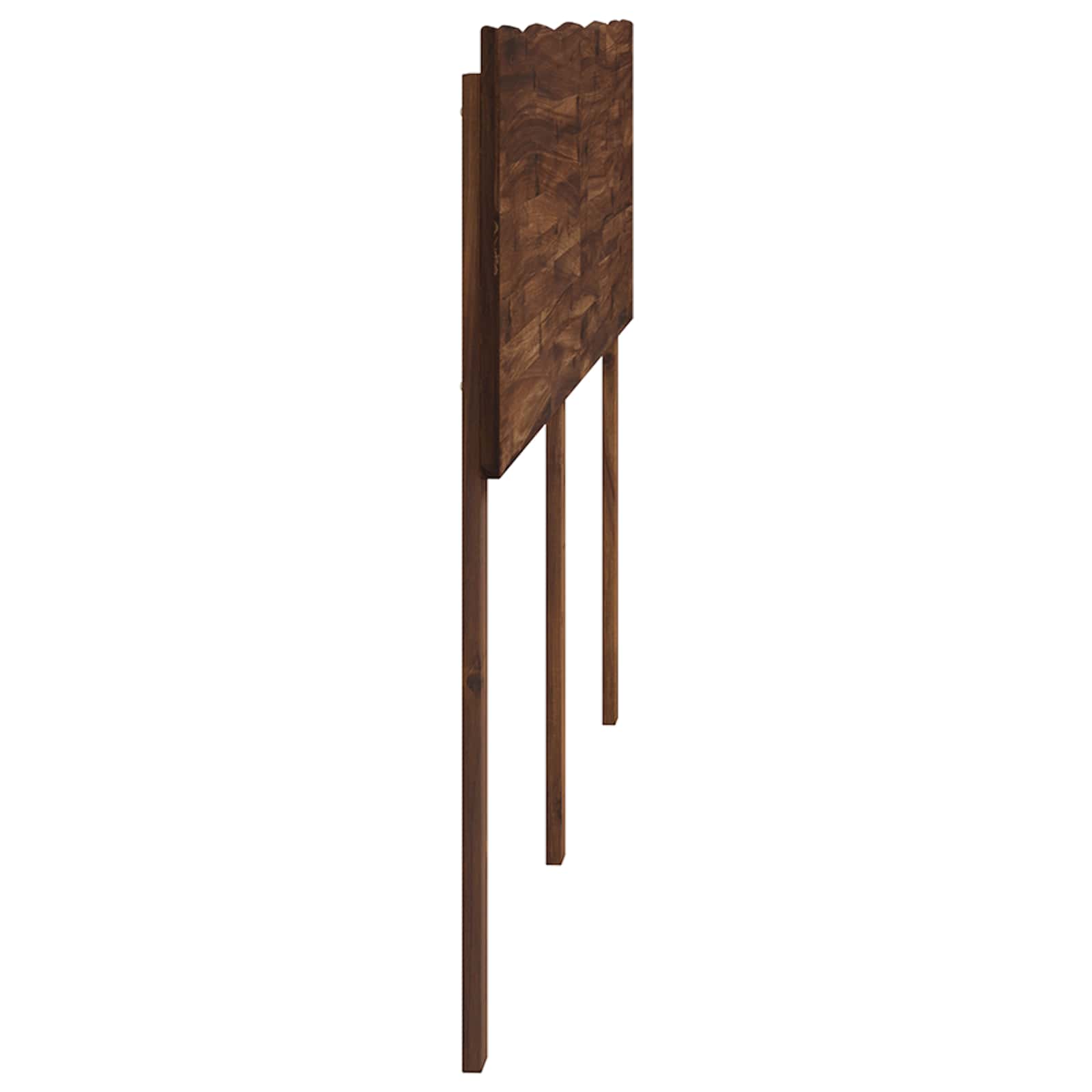 Kopfteil mit Live Edge ROSTOCK Dunkelbraun 140 cm