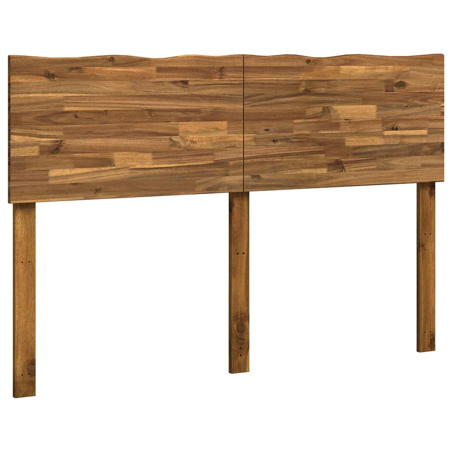 Kopfteil mit Live Edge ROSTOCK Natur 140 cm Massivholz Akazie
