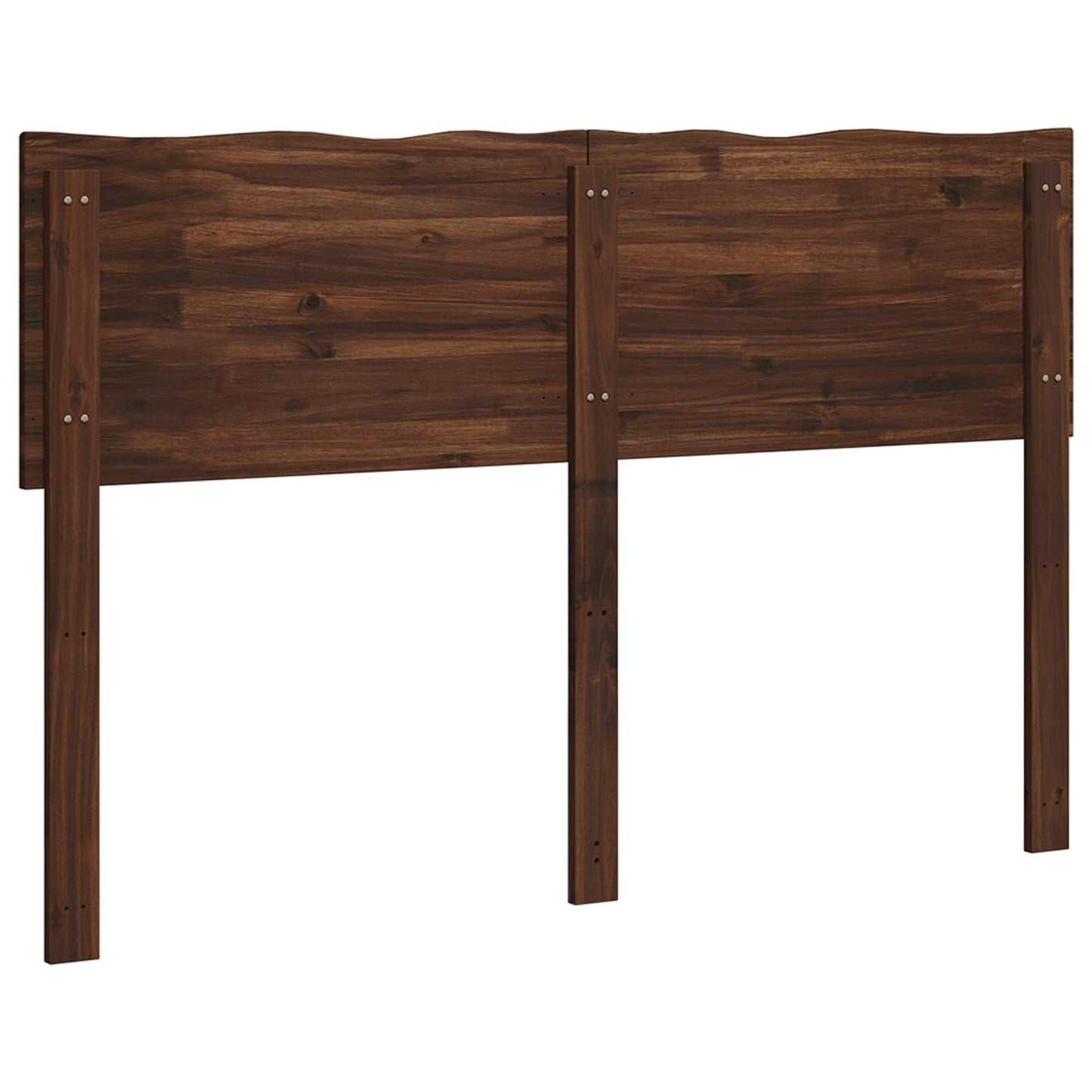 Kopfteil mit Live Edge ROSTOCK Dunkelbraun 120 cm