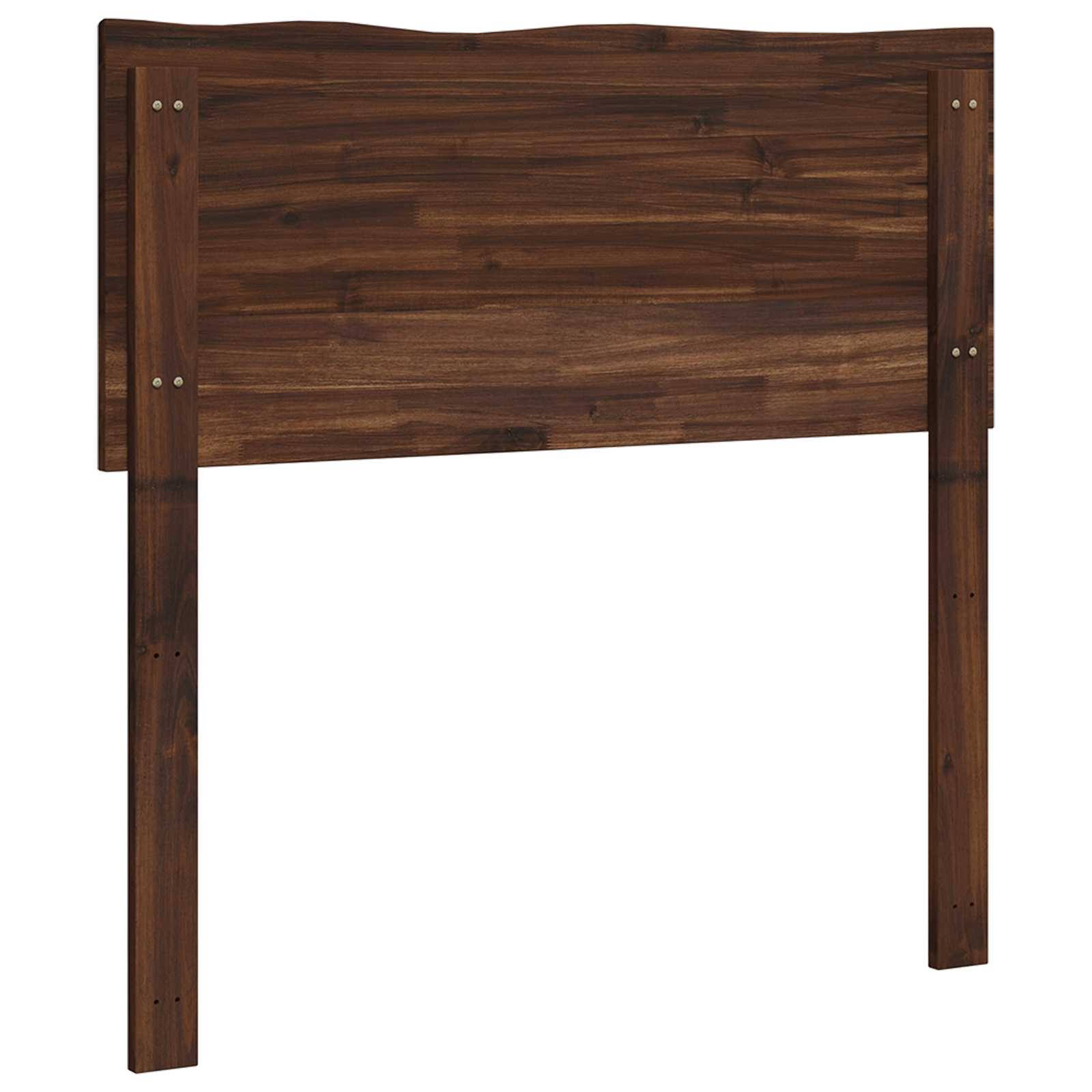 Kopfteil mit Live Edge ROSTOCK Dunkelbraun 90 cm