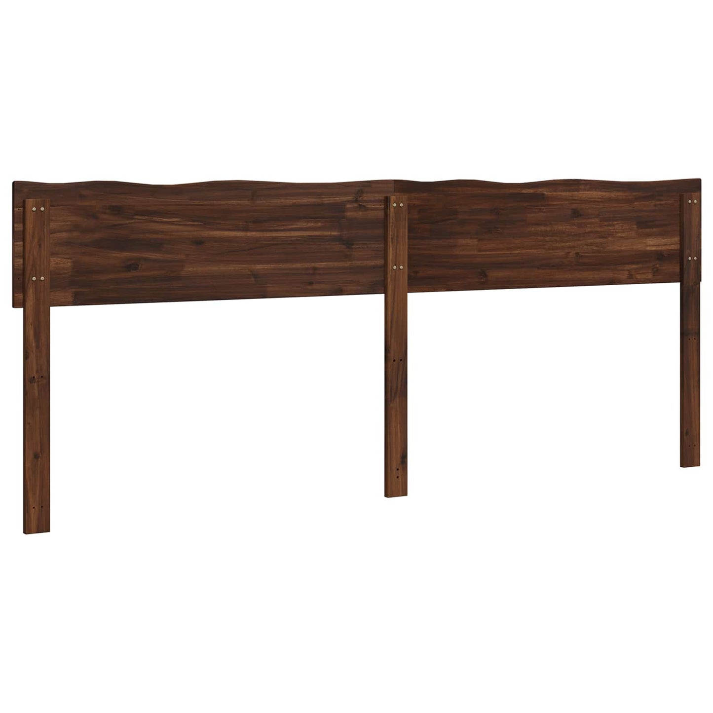 Kopfteil mit Live Edge ROSTOCK Dunkelbraun 200 cm