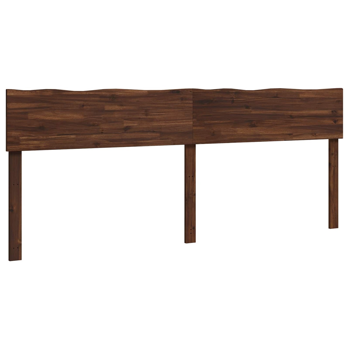 Kopfteil mit Live Edge ROSTOCK Dunkelbraun 180 cm