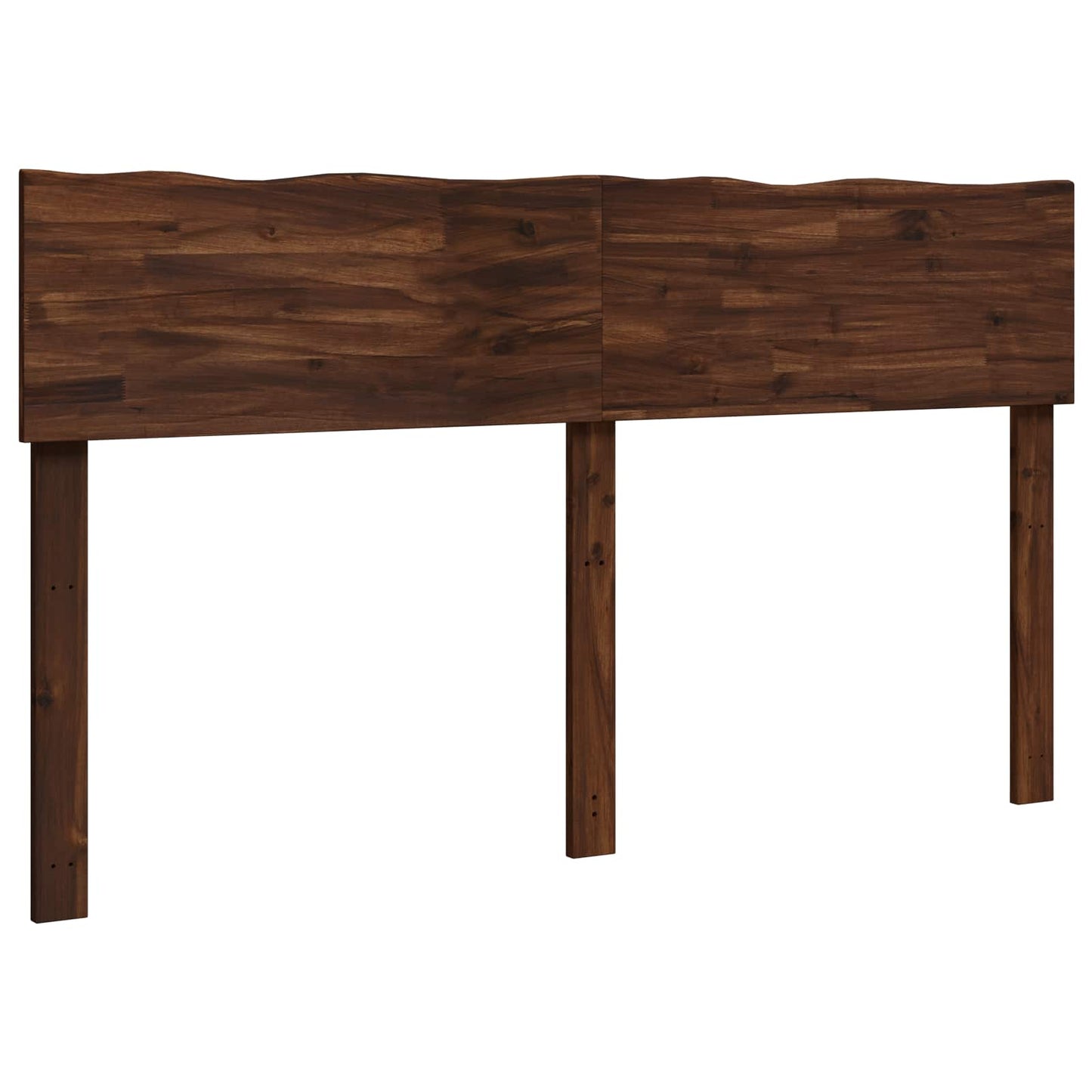 Kopfteil mit Live Edge ROSTOCK Dunkelbraun 150 cm
