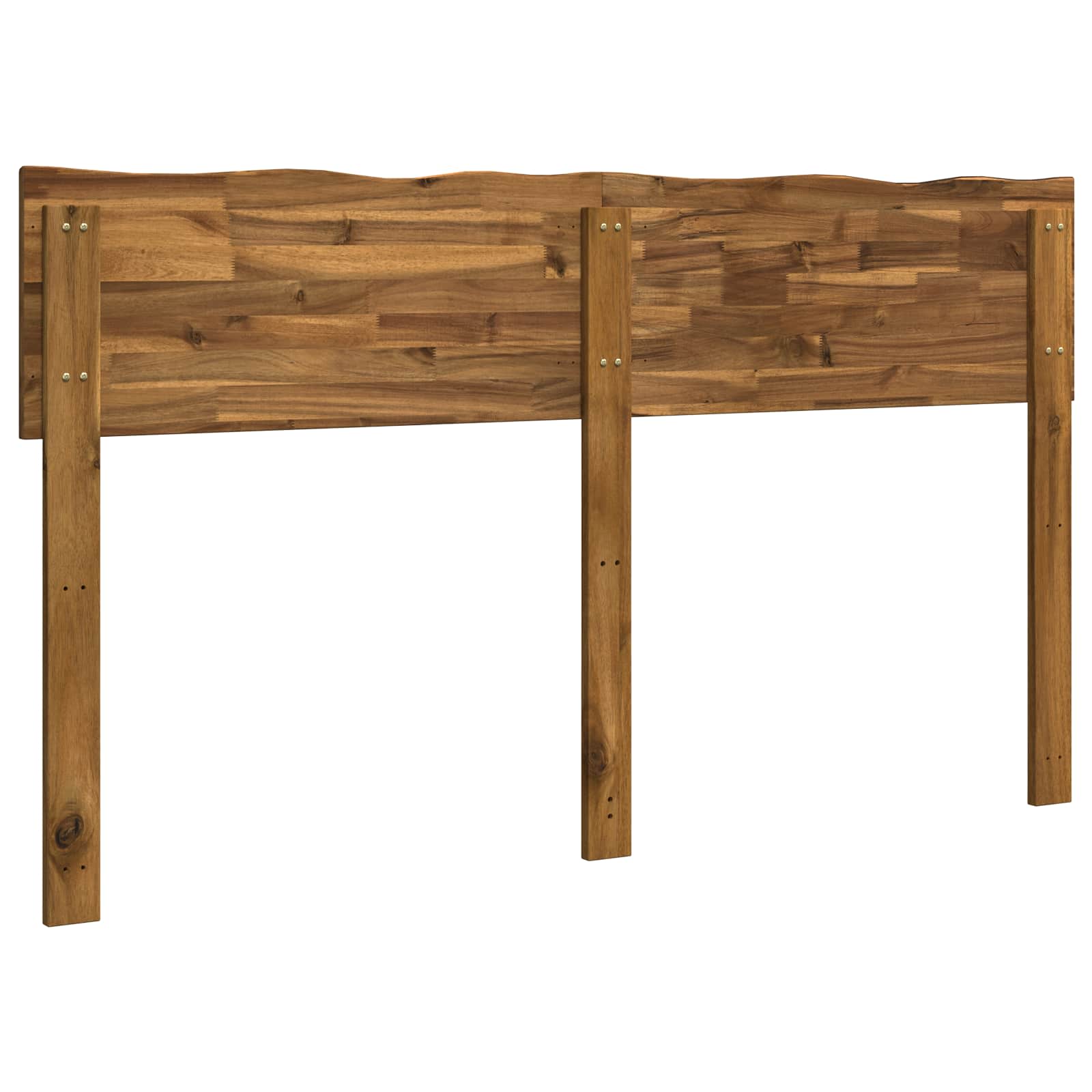 Kopfteil mit Live Edge ROSTOCK Natur 150 cm Massivholz Akazie