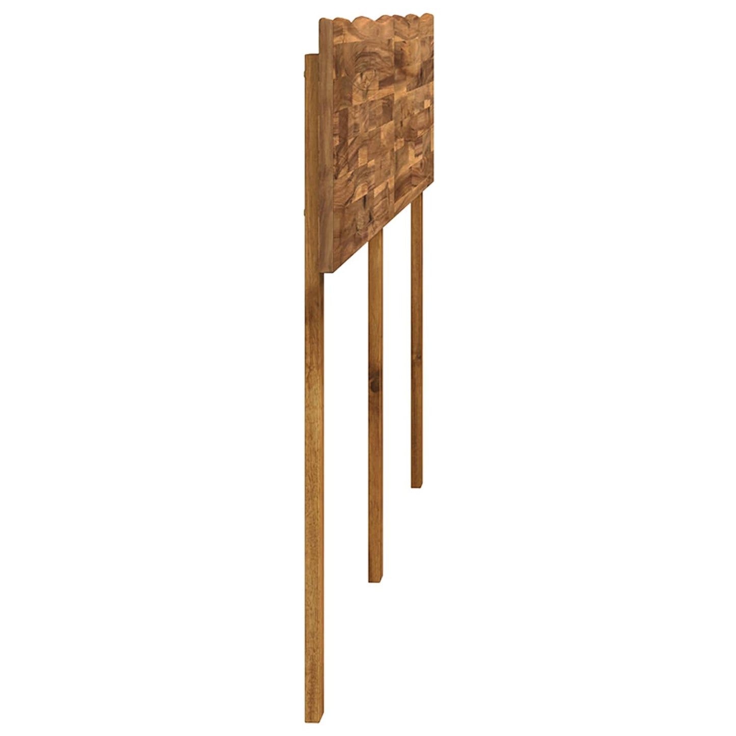 Kopfteil mit Live Edge ROSTOCK Natur 150 cm Massivholz Akazie