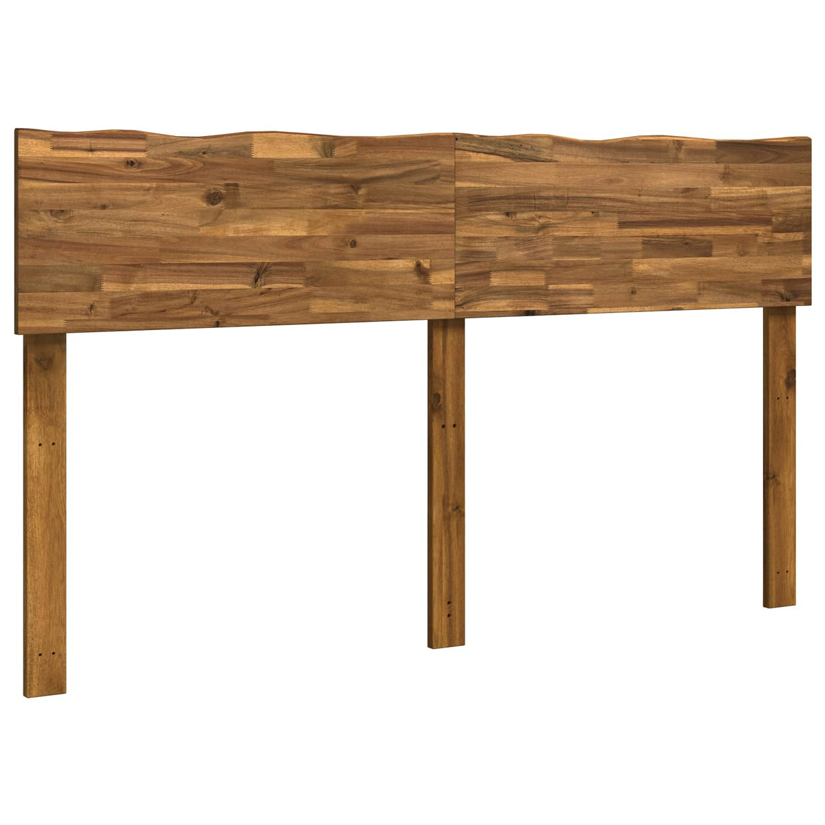 Kopfteil mit Live Edge ROSTOCK Natur 135 cm Massivholz Akazie