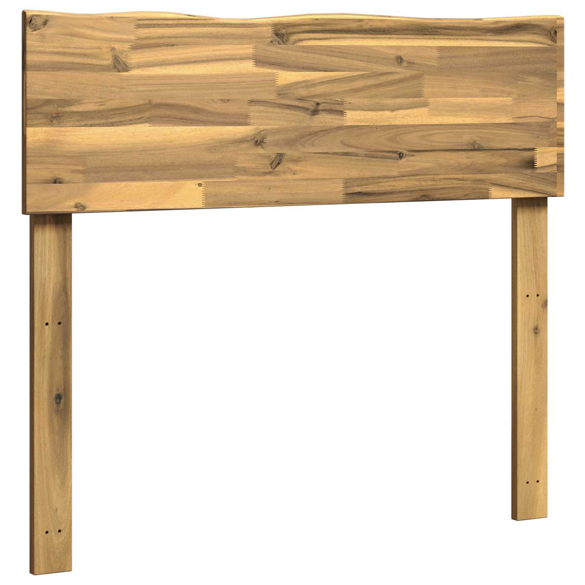 Kopfteil mit Live Edge ROSTOCK Weiß 90 cm Massivholz Akazie