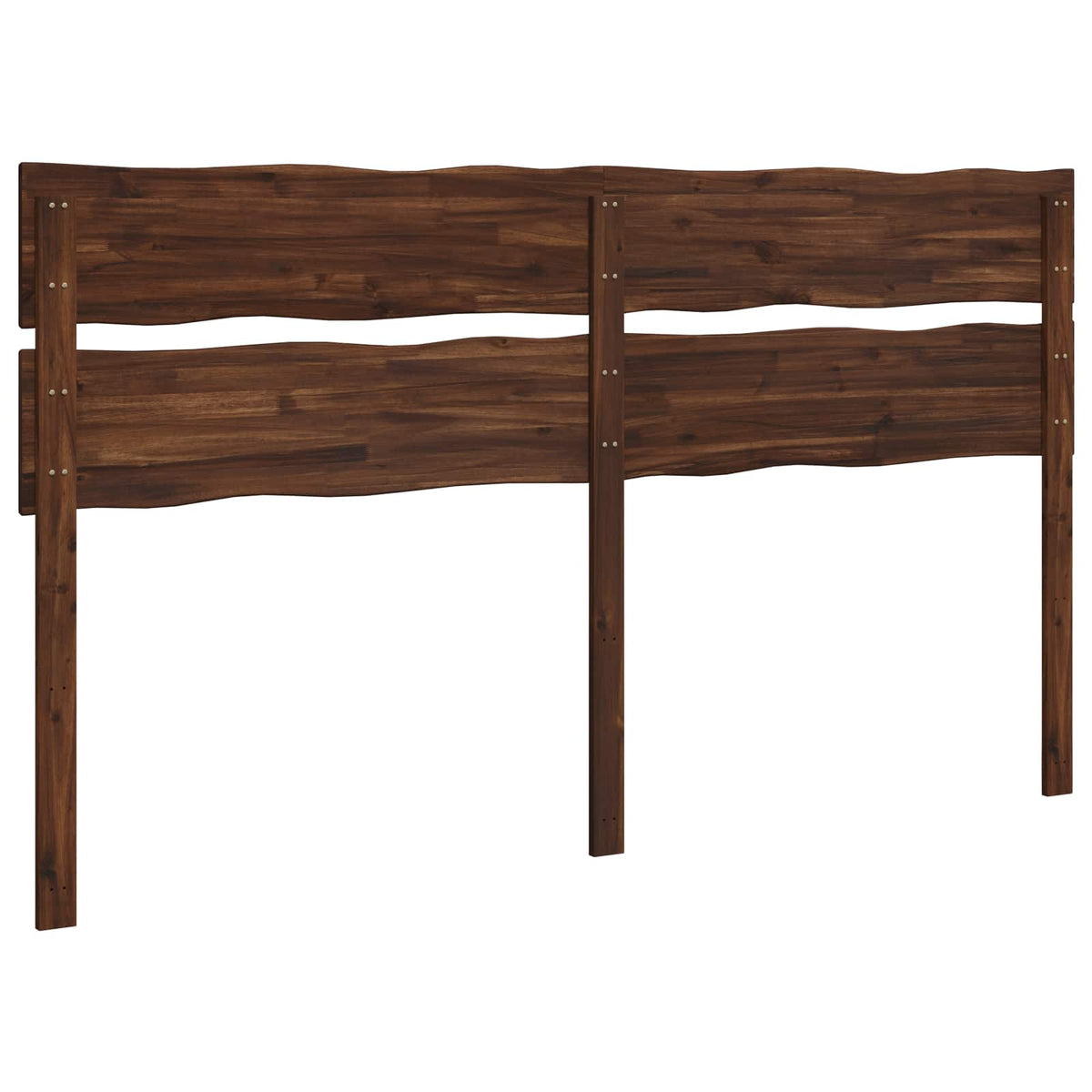 Kopfteil mit Live Edge ROSTOCK Dunkelbraun 200 cm