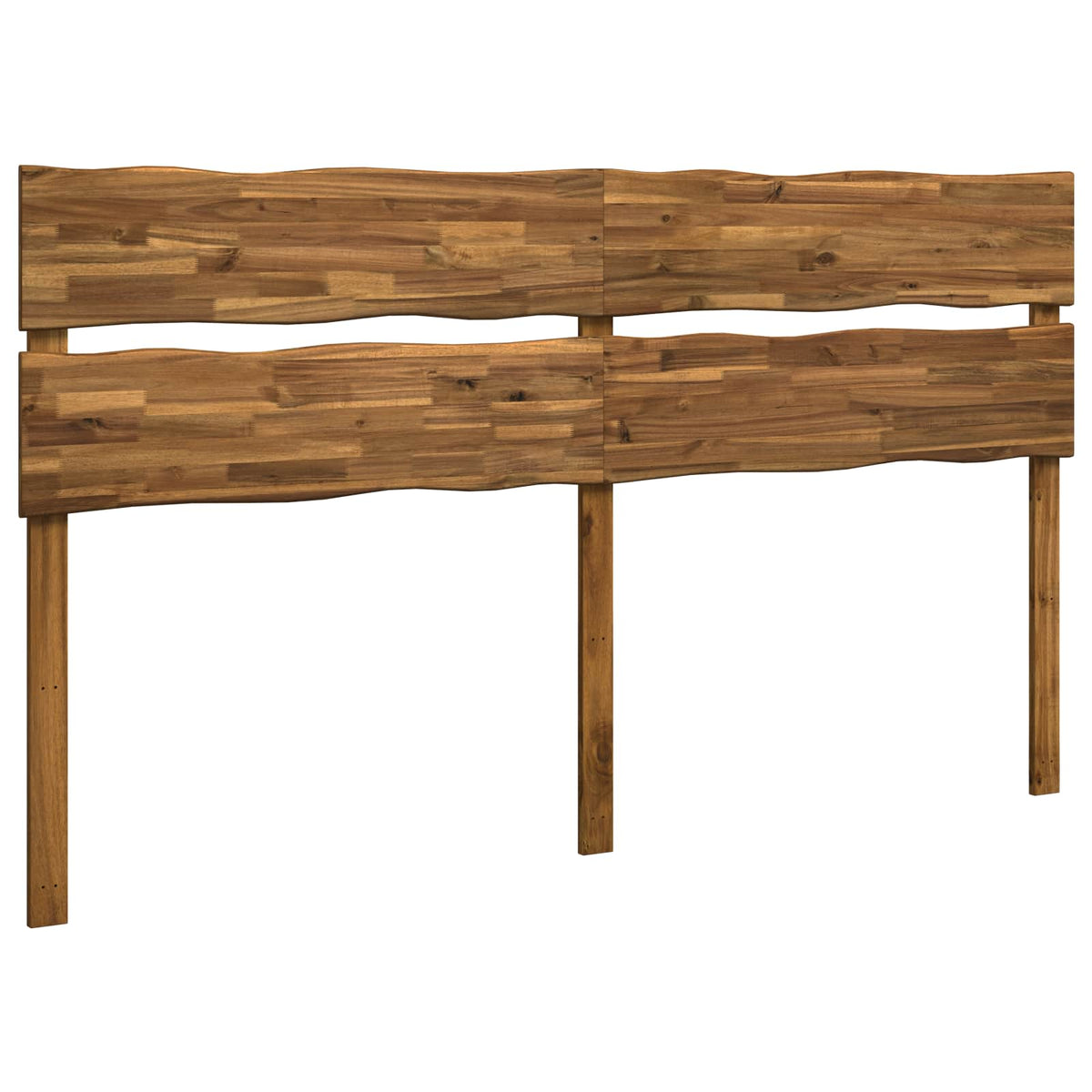 Kopfteil mit Live Edge ROSTOCK Natur 200 cm Massivholz Akazie