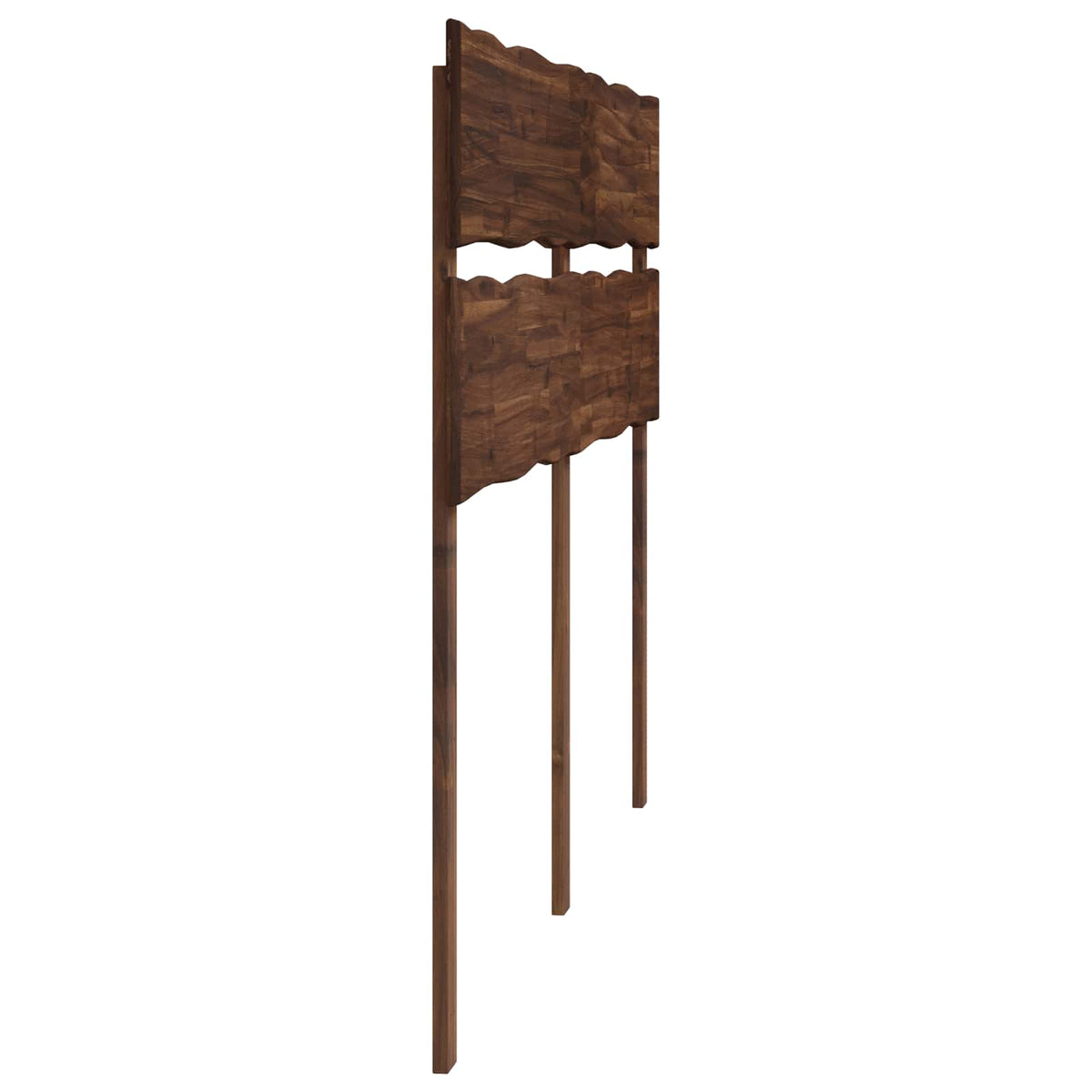 Kopfteil mit Live Edge ROSTOCK Dunkelbraun 180 cm