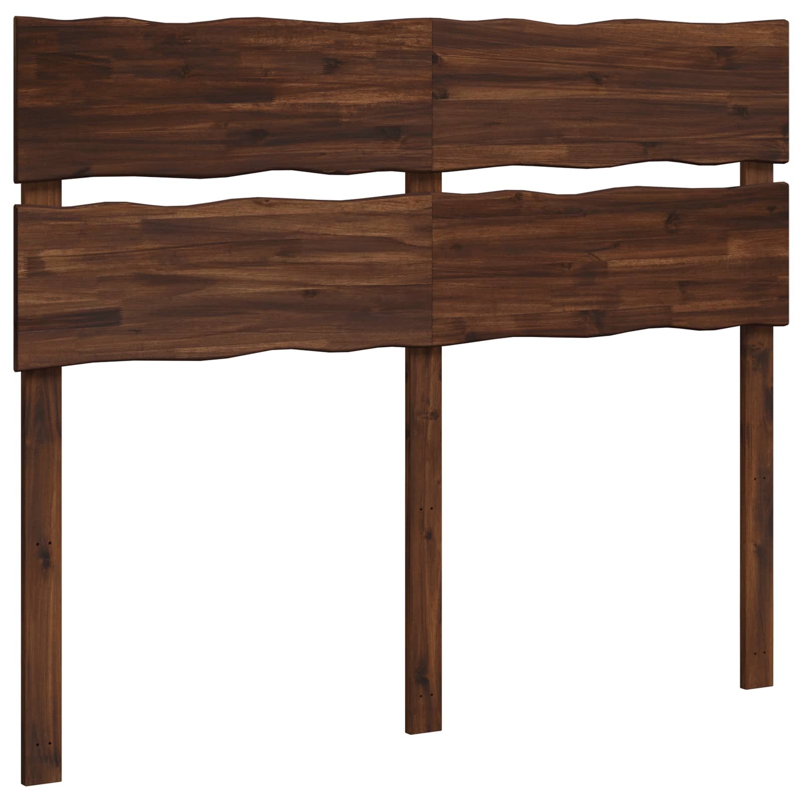 Kopfteil mit Live Edge ROSTOCK Dunkelbraun 160 cm