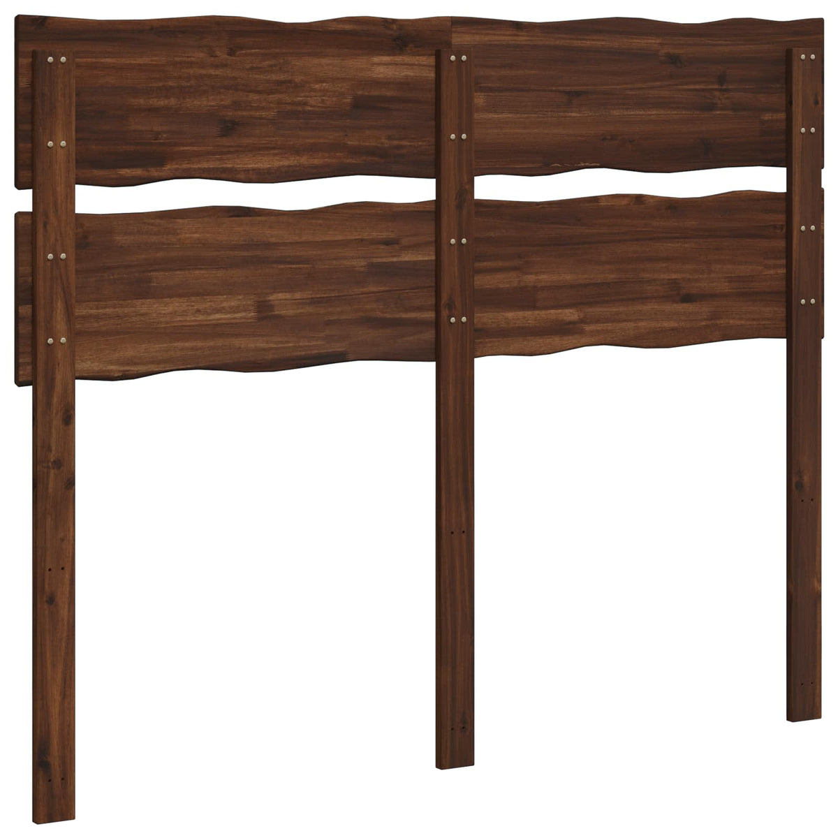 Kopfteil mit Live Edge ROSTOCK Dunkelbraun 160 cm