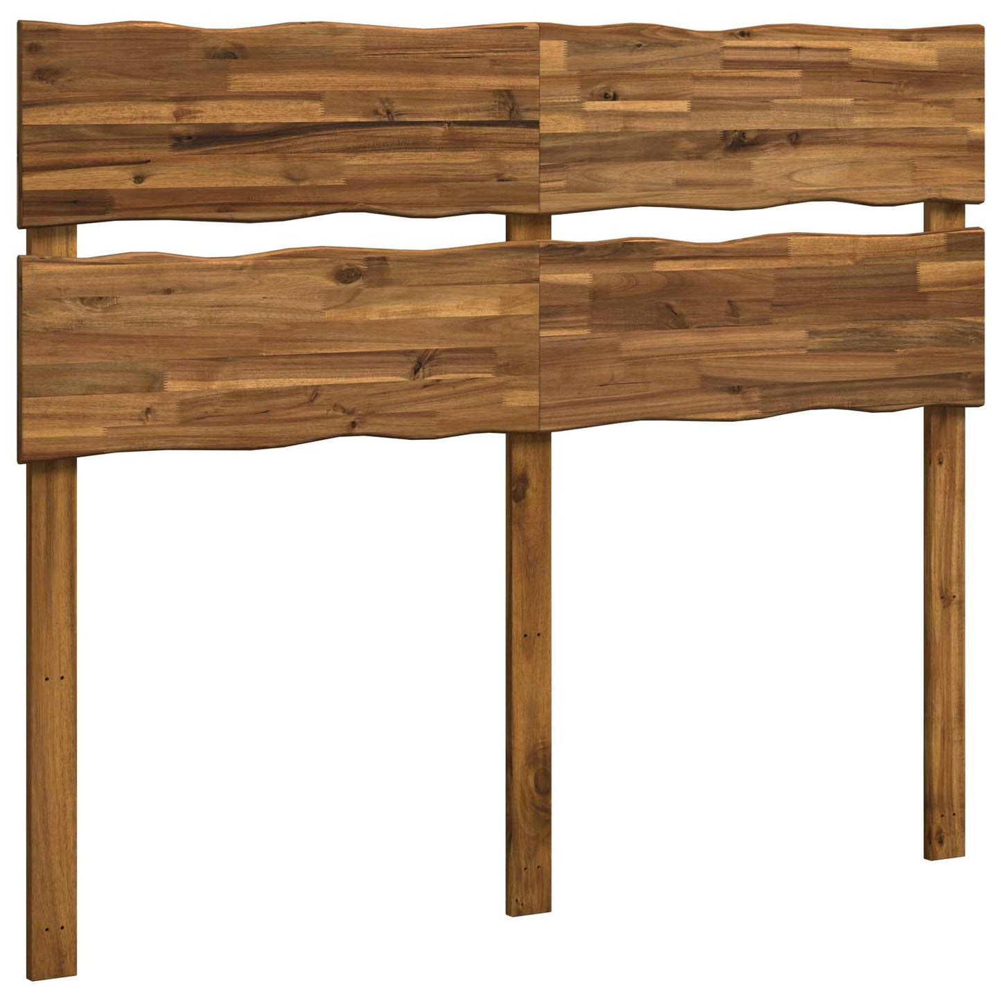Kopfteil mit Live Edge ROSTOCK Natur 160 cm Massivholz Akazie