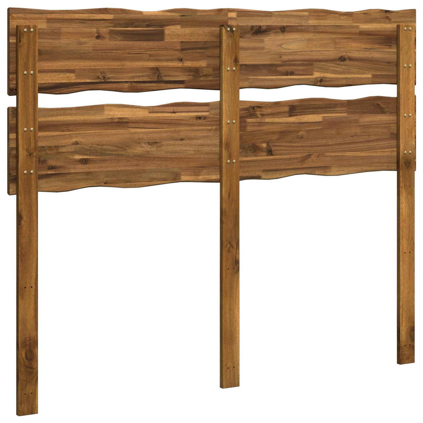 Kopfteil mit Live Edge ROSTOCK Natur 135 cm Massivholz Akazie