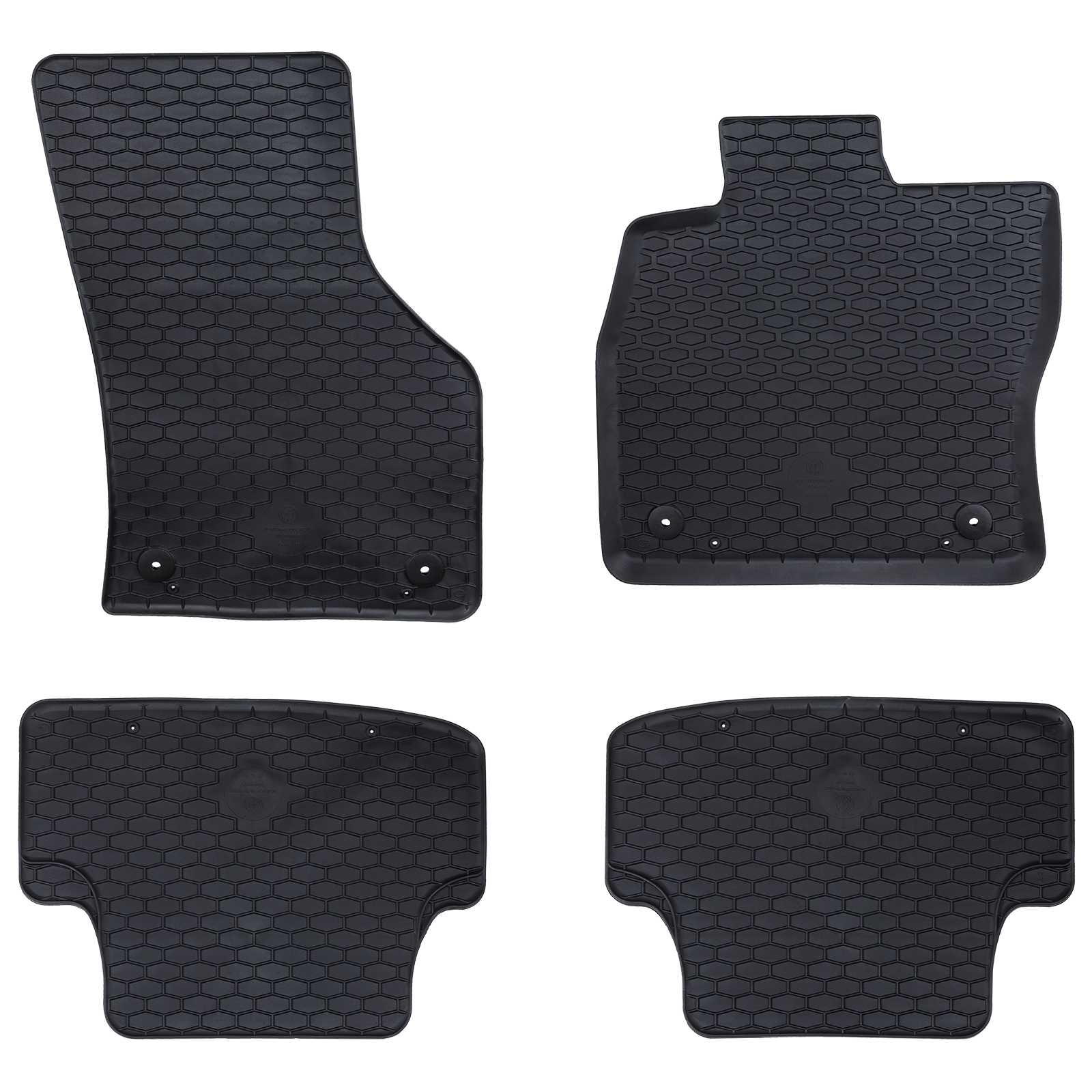 Autofußmatte 4 Stk. geeignet für Audi A3 2012-2020 Gummi