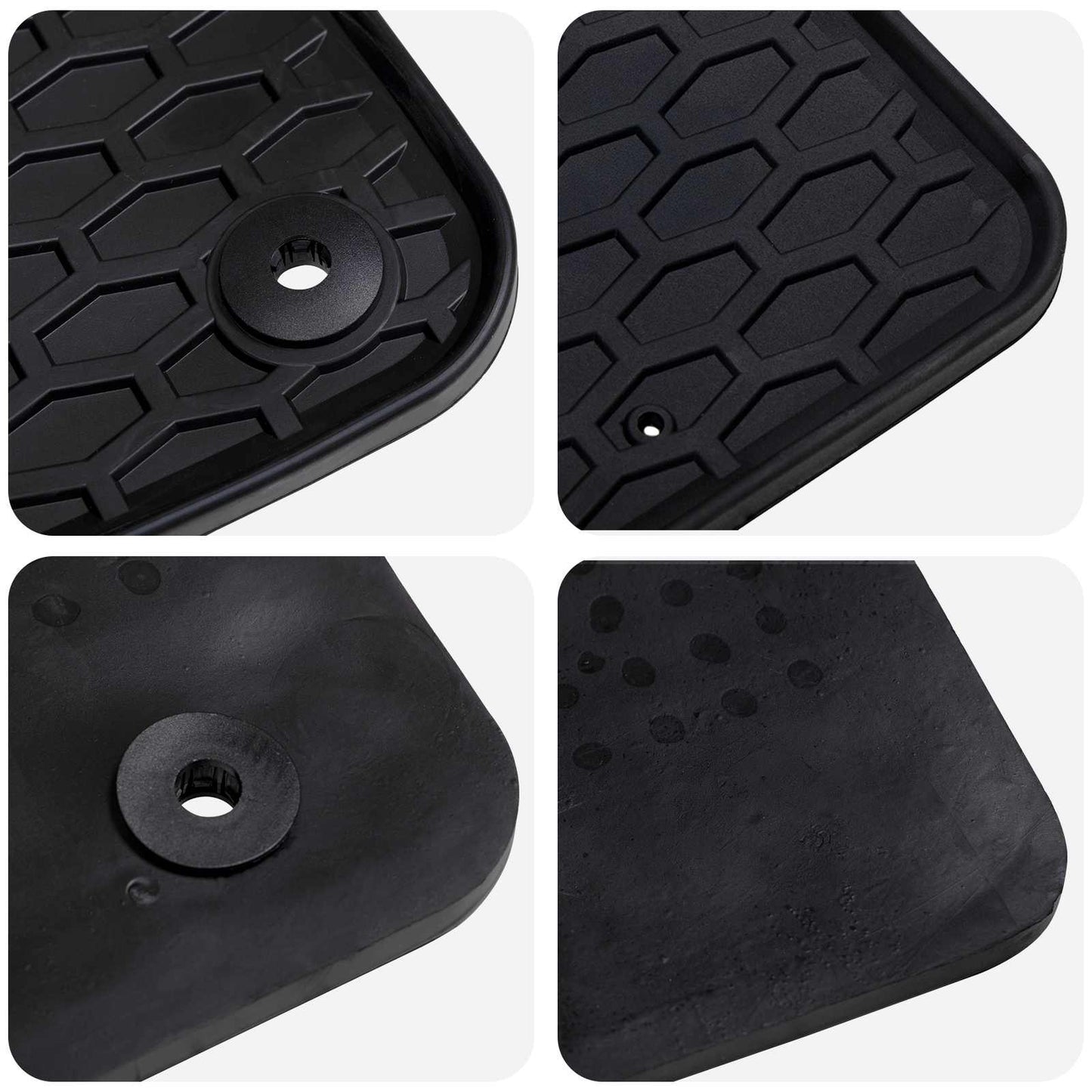 Autofußmatte 3 Stk. Geeignet für VW T5 2010-2015 Gummi