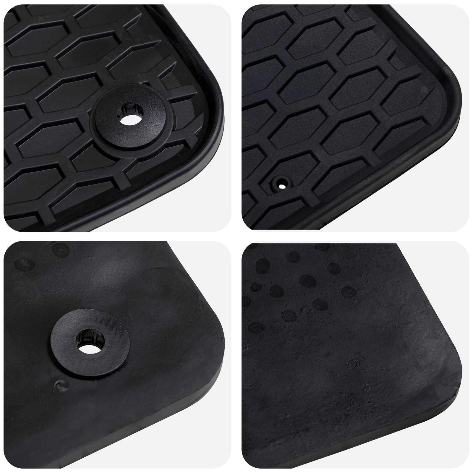 Autofußmatte 3 Stk. Geeignet für VW T5 2010-2015 Gummi