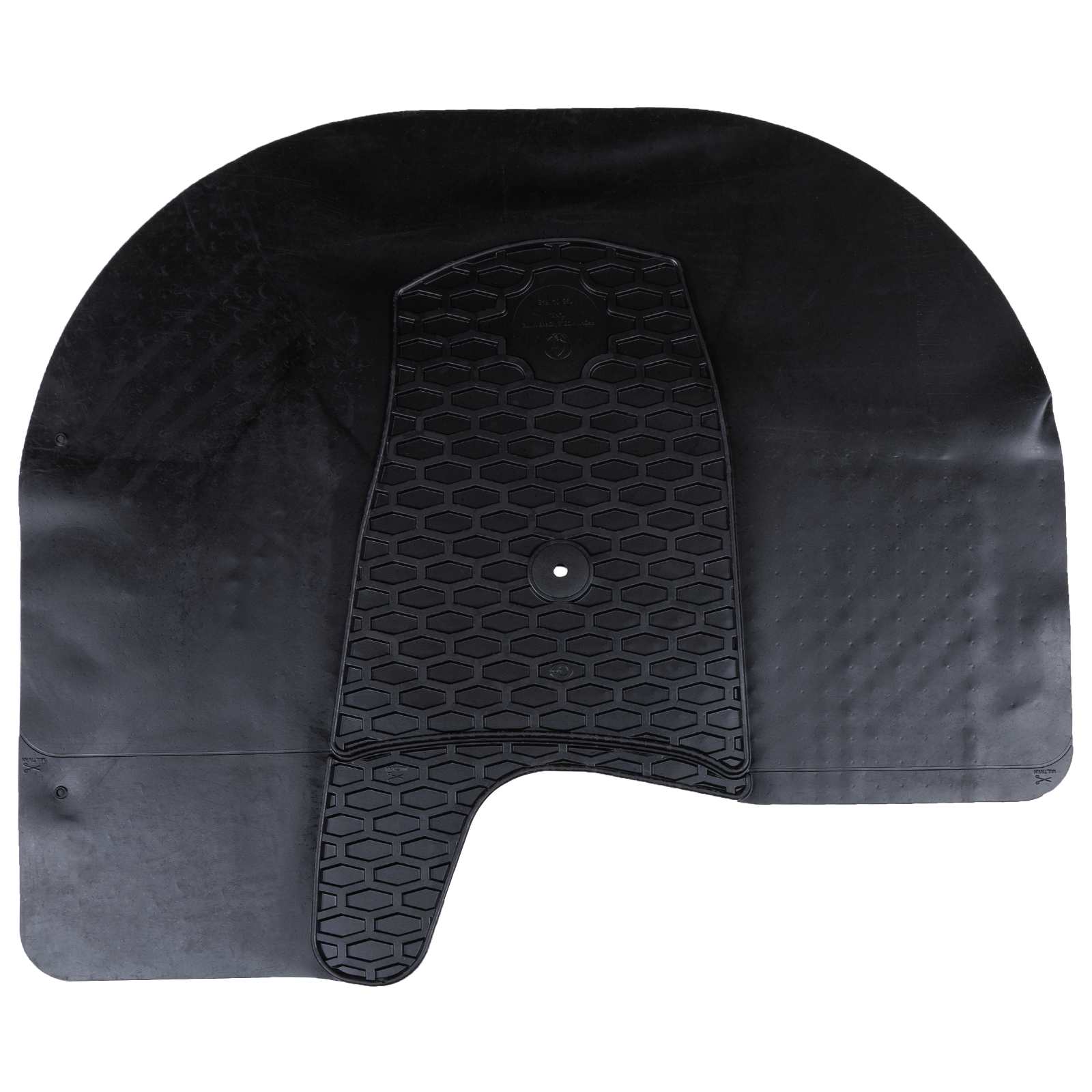 Autofußmatte 3 Stk. Geeignet für VW T5 2010-2015 Gummi