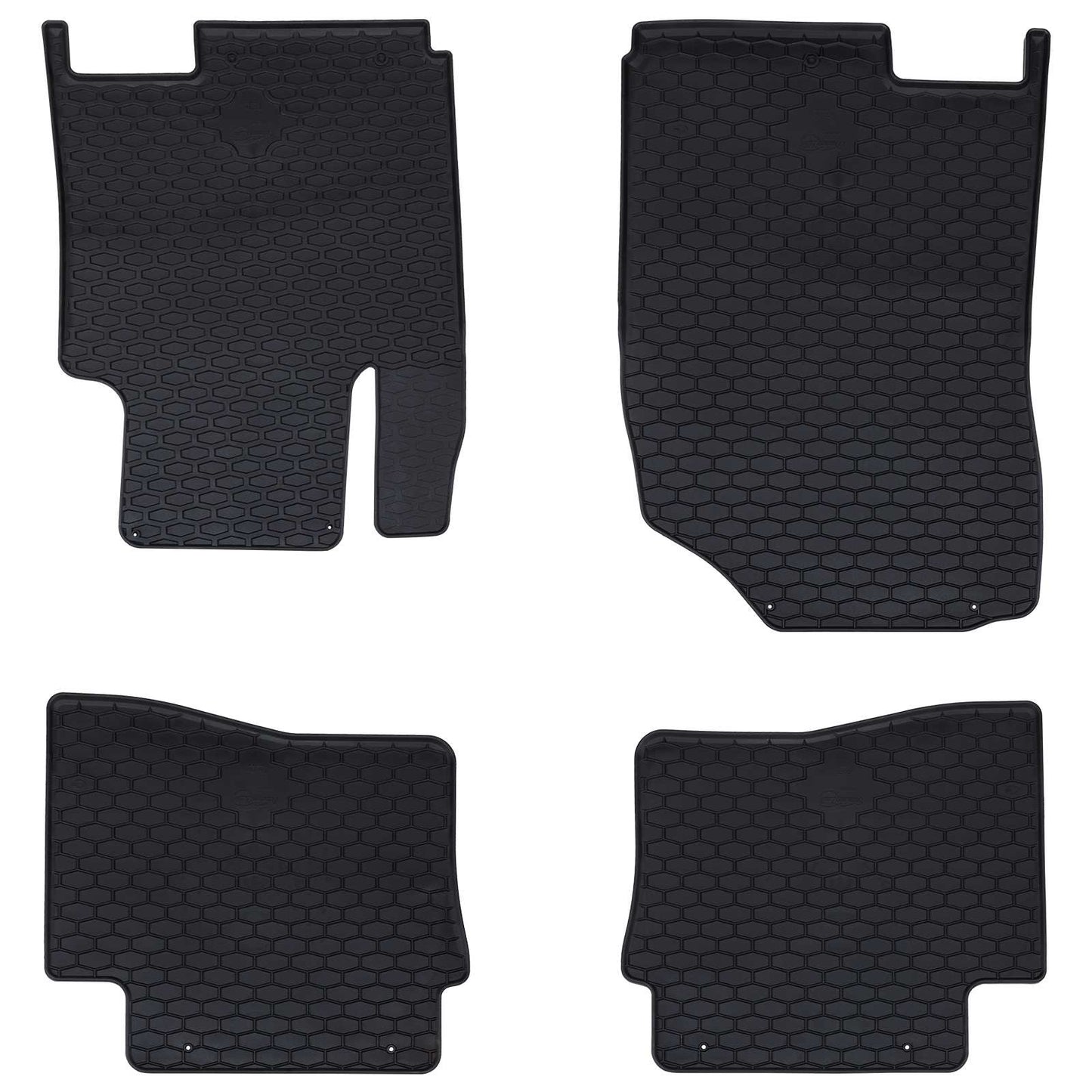 Autofußmatte 4 Stk. geeignet für HYUNDAI i20 2014-2019 Gummi