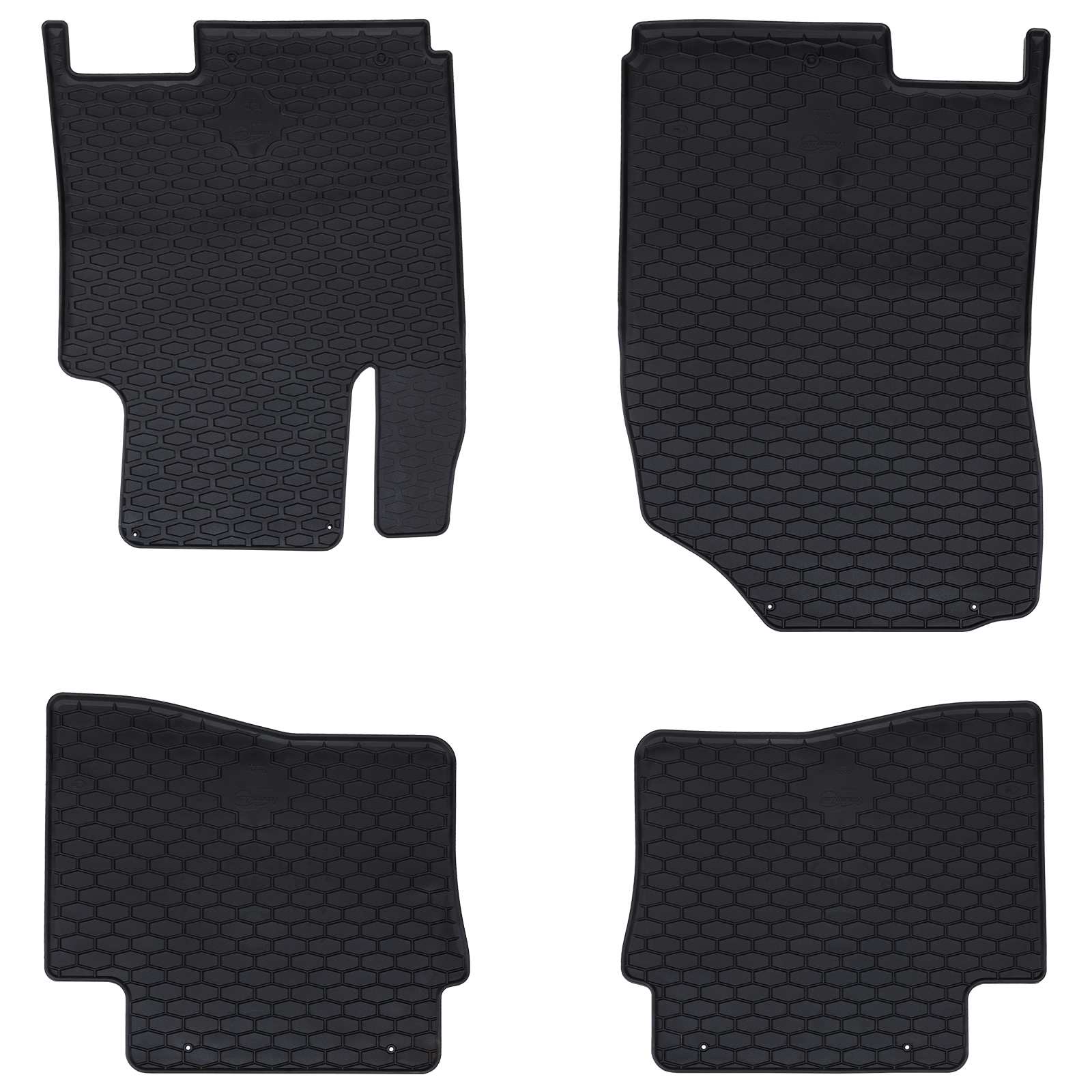 Autofußmatte 4 Stk. geeignet für HYUNDAI i20 2014-2019 Gummi