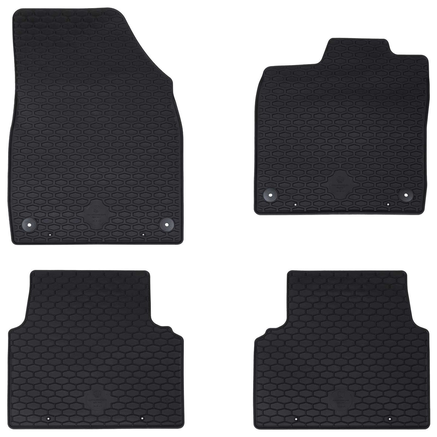 Autofußmatte 4 stk. geeignet für VW ID.3 2019- Gummi