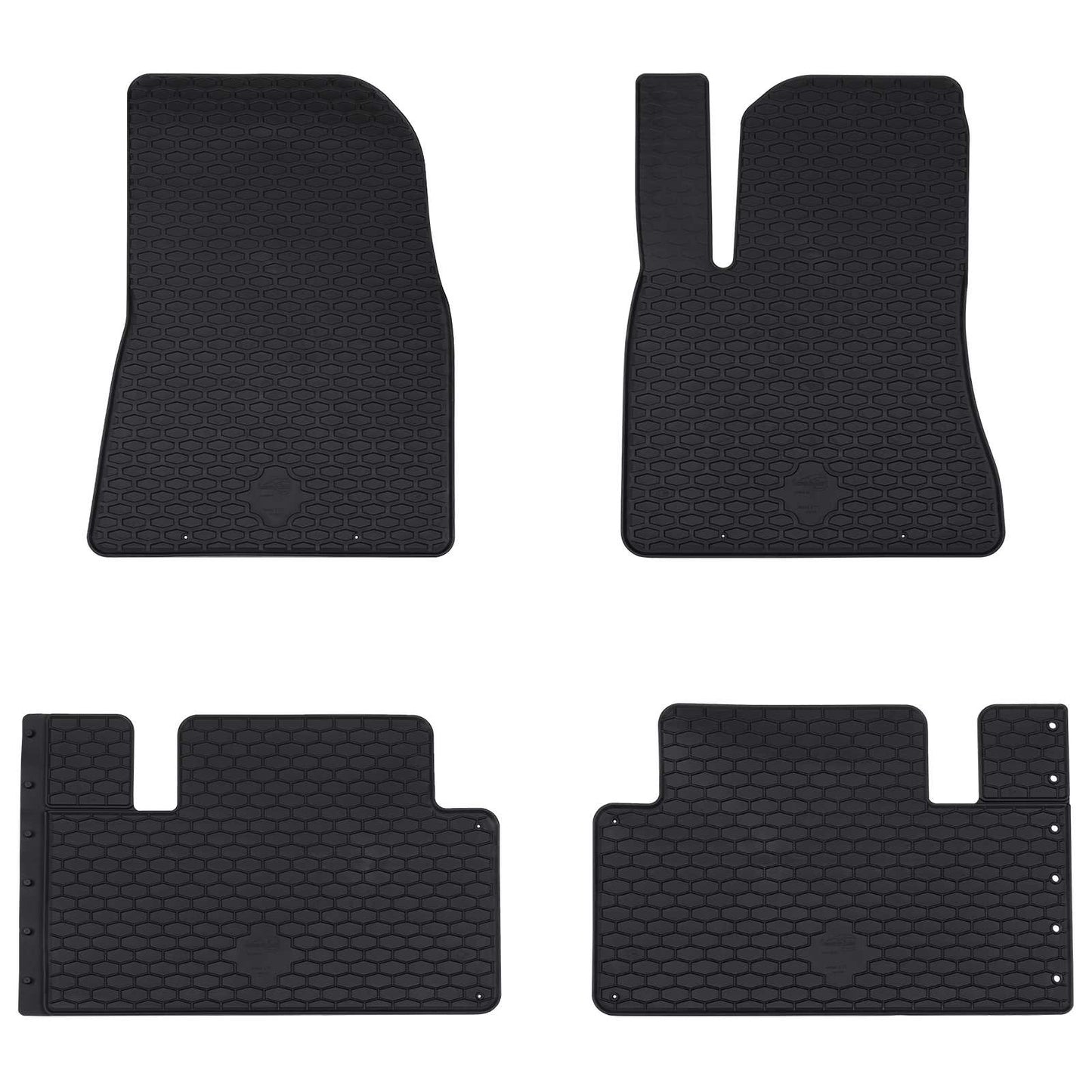 Autofußmatte 4 Stk. Geeignet für Tesla MODEL 3 2017- 4D Aft