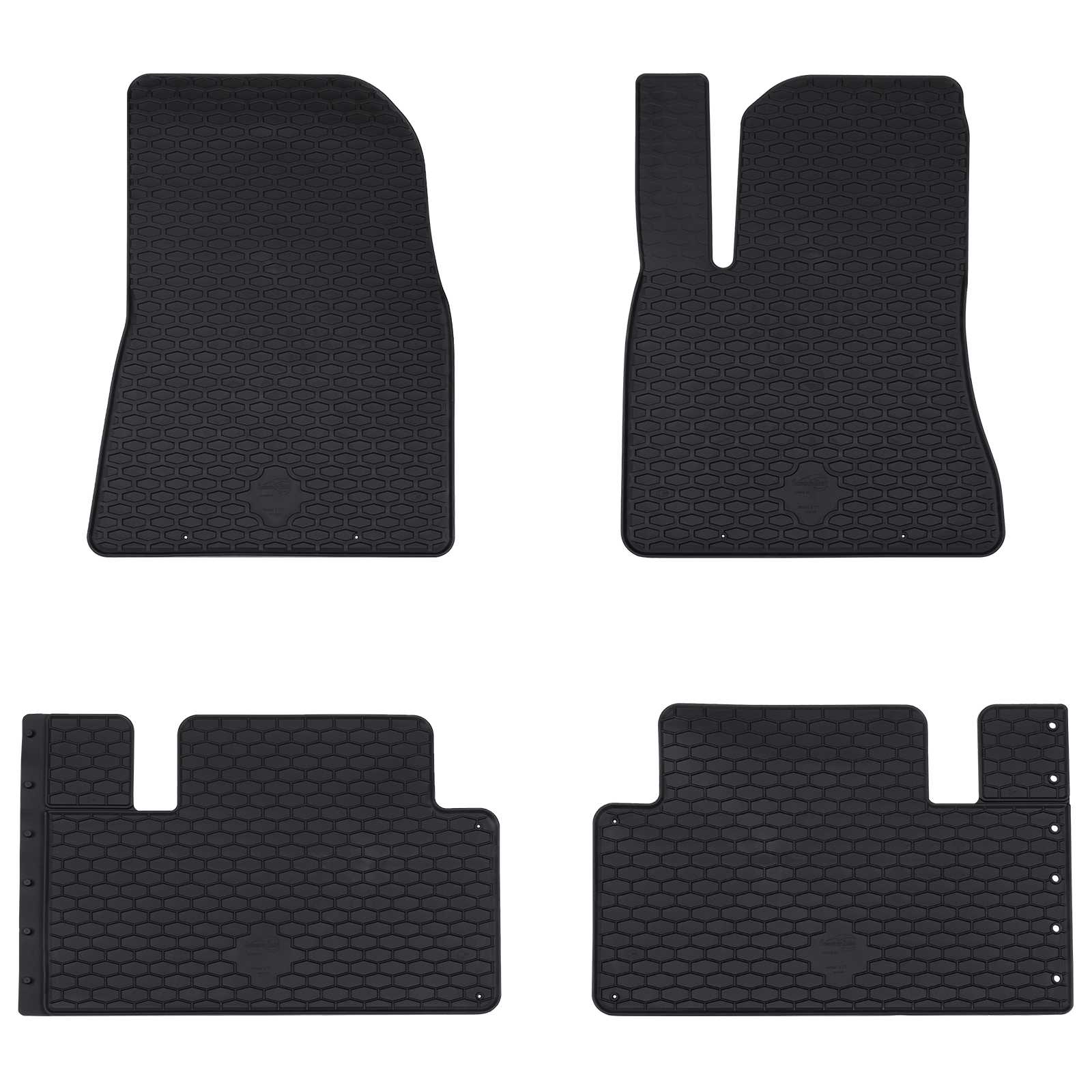 Autofußmatte 4 Stk. Geeignet für Tesla MODEL 3 2017- 4D Aft