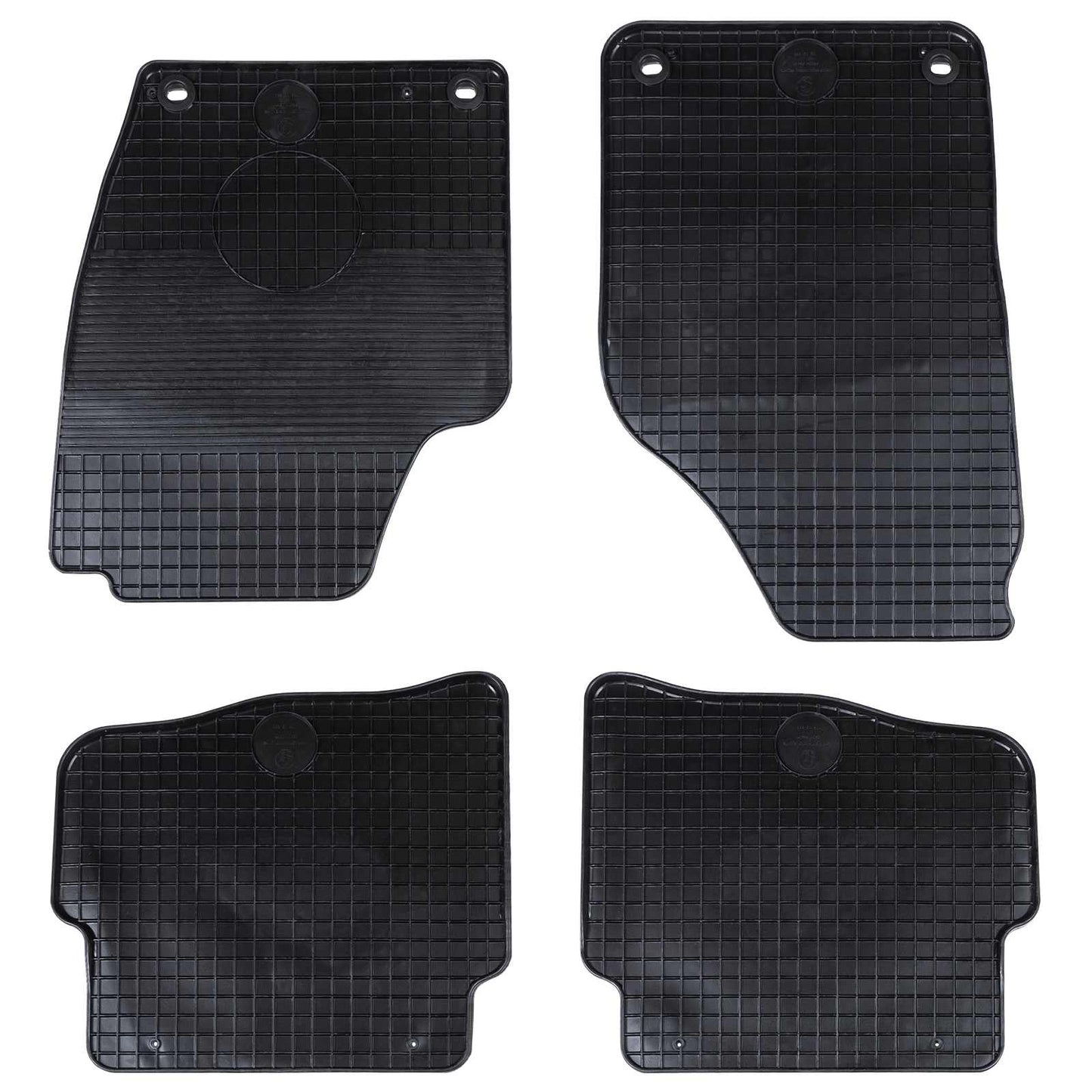 Autofußmatte 4 stk. Geeignet für VW POLO 2001-2009 NS Gummi