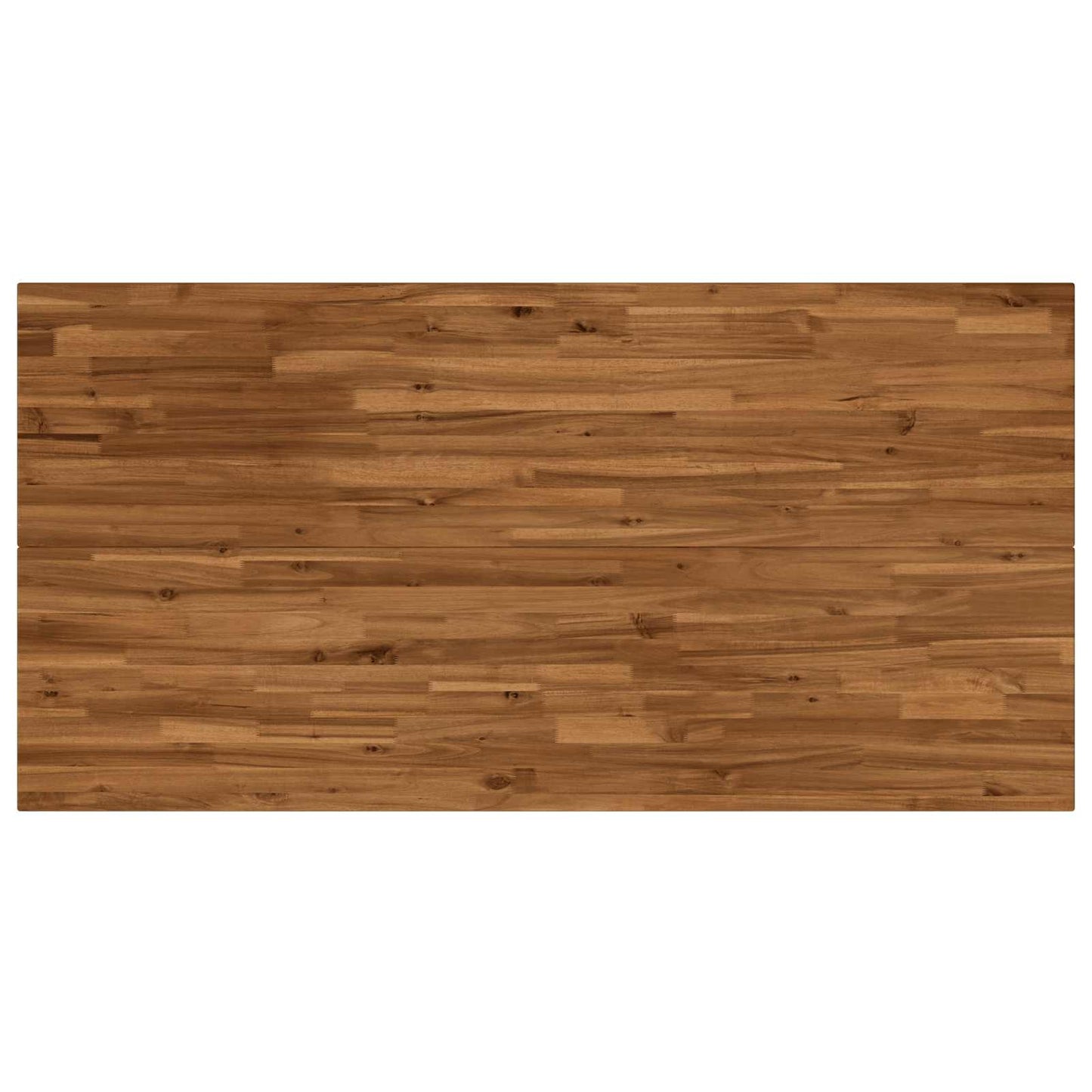 Quadratischer Esstisch 160 x 70 x 75 cm Massivholz Akazie Natur