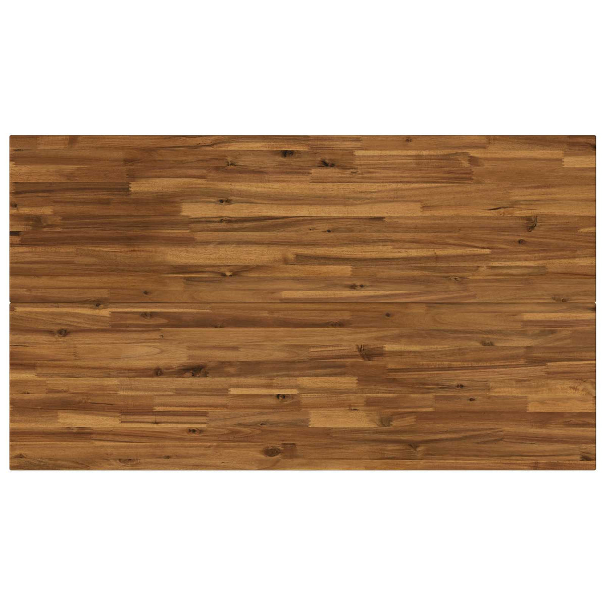 Quadratischer Esstisch 140 x 90 x 75 cm Massivholz Akazie Natur