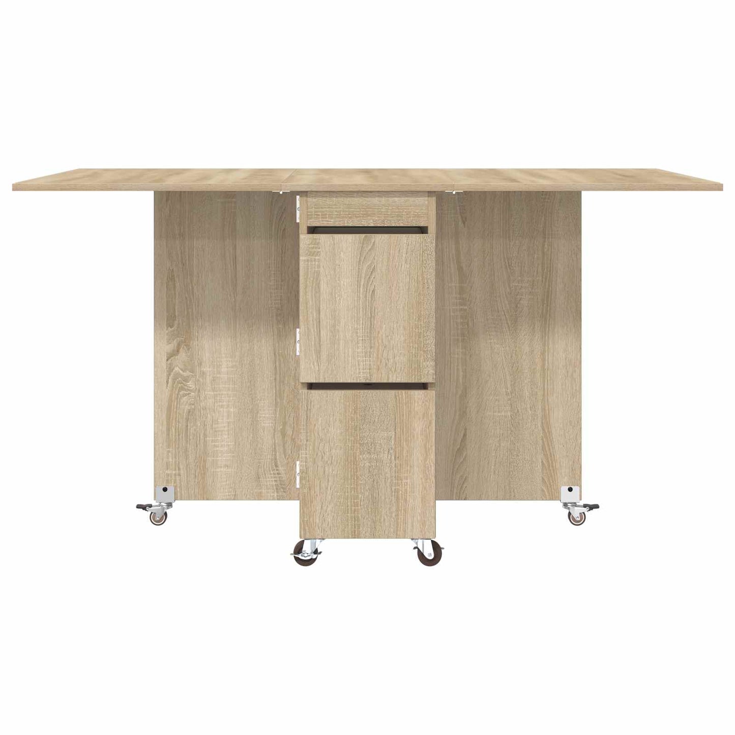 Esstisch 140 x 80 x 77 cm Holzwerkstoff Sonoma-Eiche