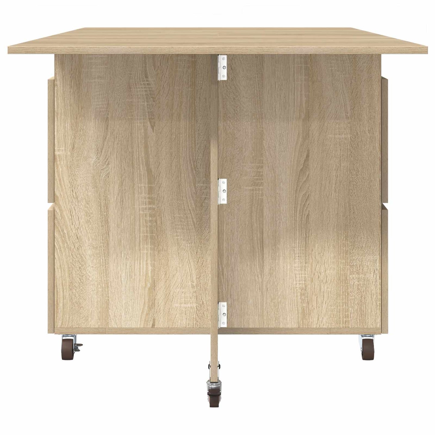 Esstisch 140 x 80 x 77 cm Holzwerkstoff Sonoma-Eiche