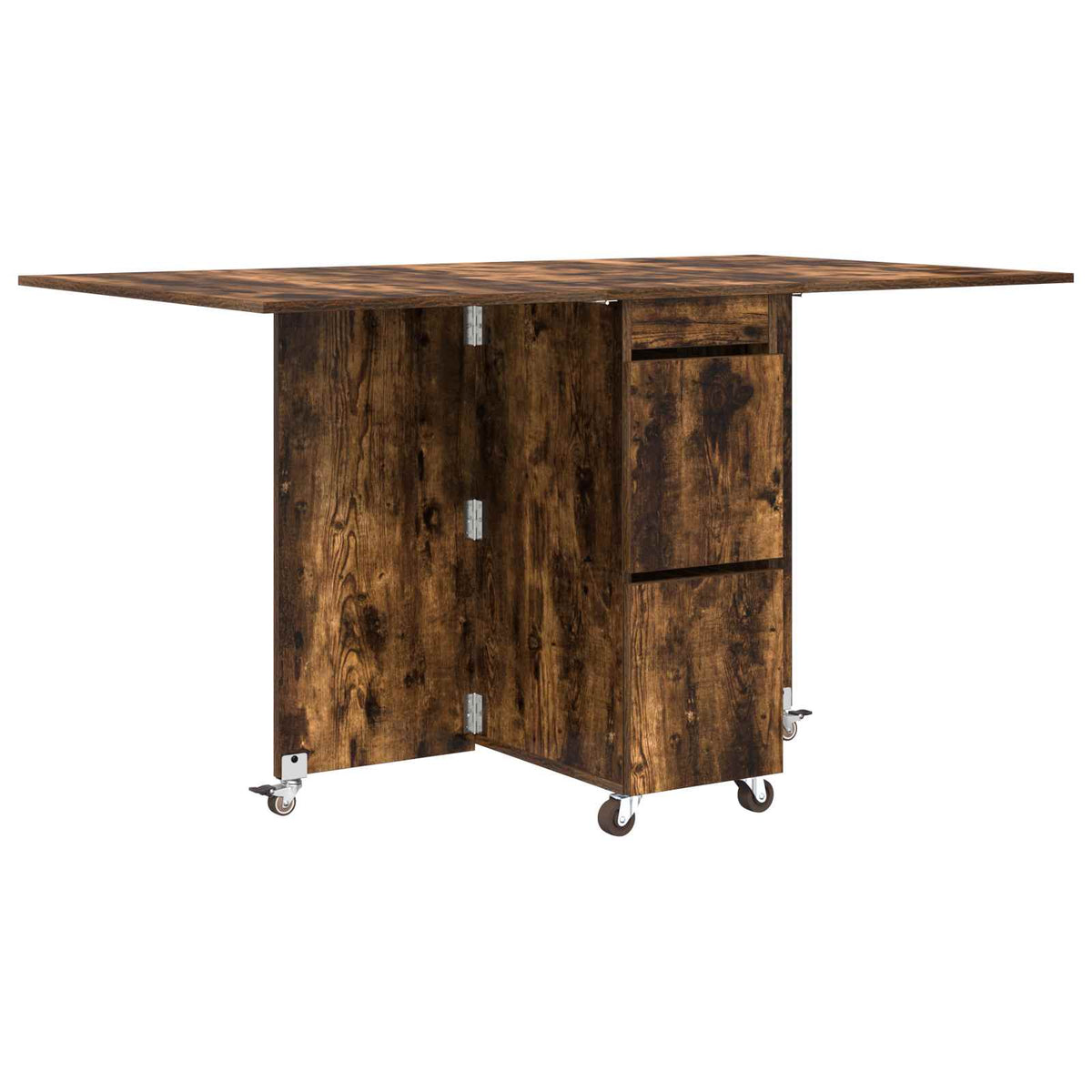 Esstisch 140 x 80 x 77 cm Holzwerkstoff Geräucherte Eiche