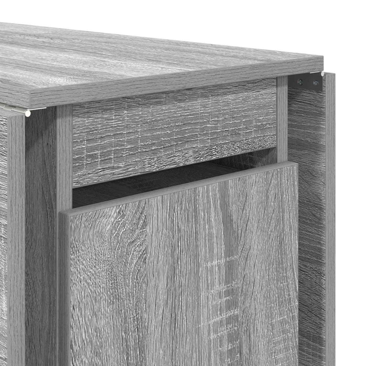 Esstisch 140 x 80 x 77 cm Holzwerkstoff Grau Sonoma