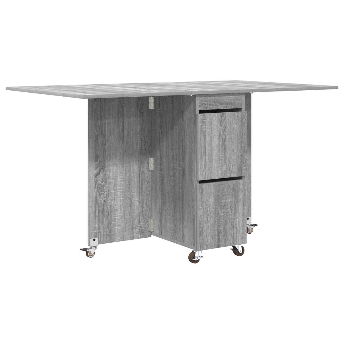 Esstisch 140 x 80 x 77 cm Holzwerkstoff Grau Sonoma