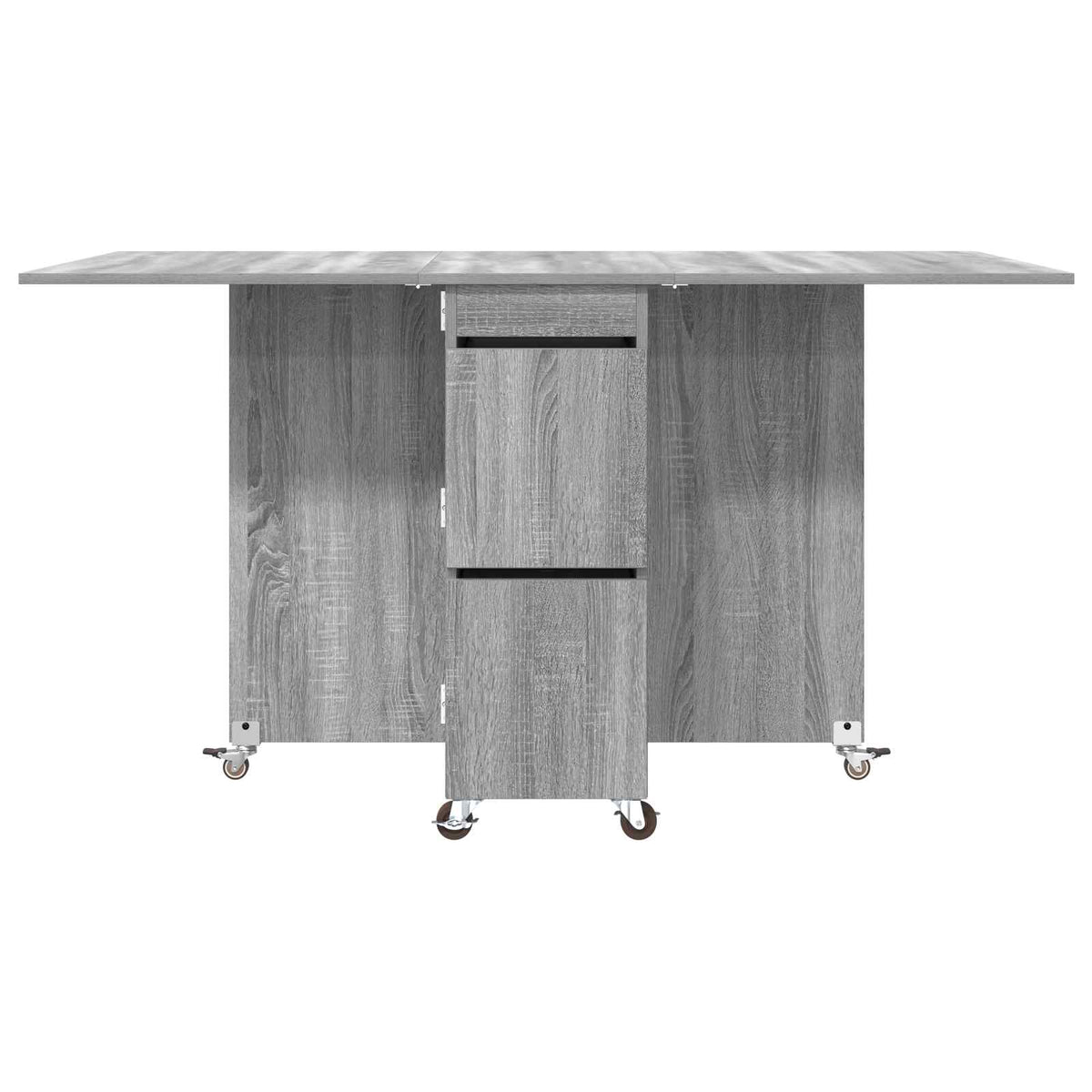 Esstisch 140 x 80 x 77 cm Holzwerkstoff Grau Sonoma