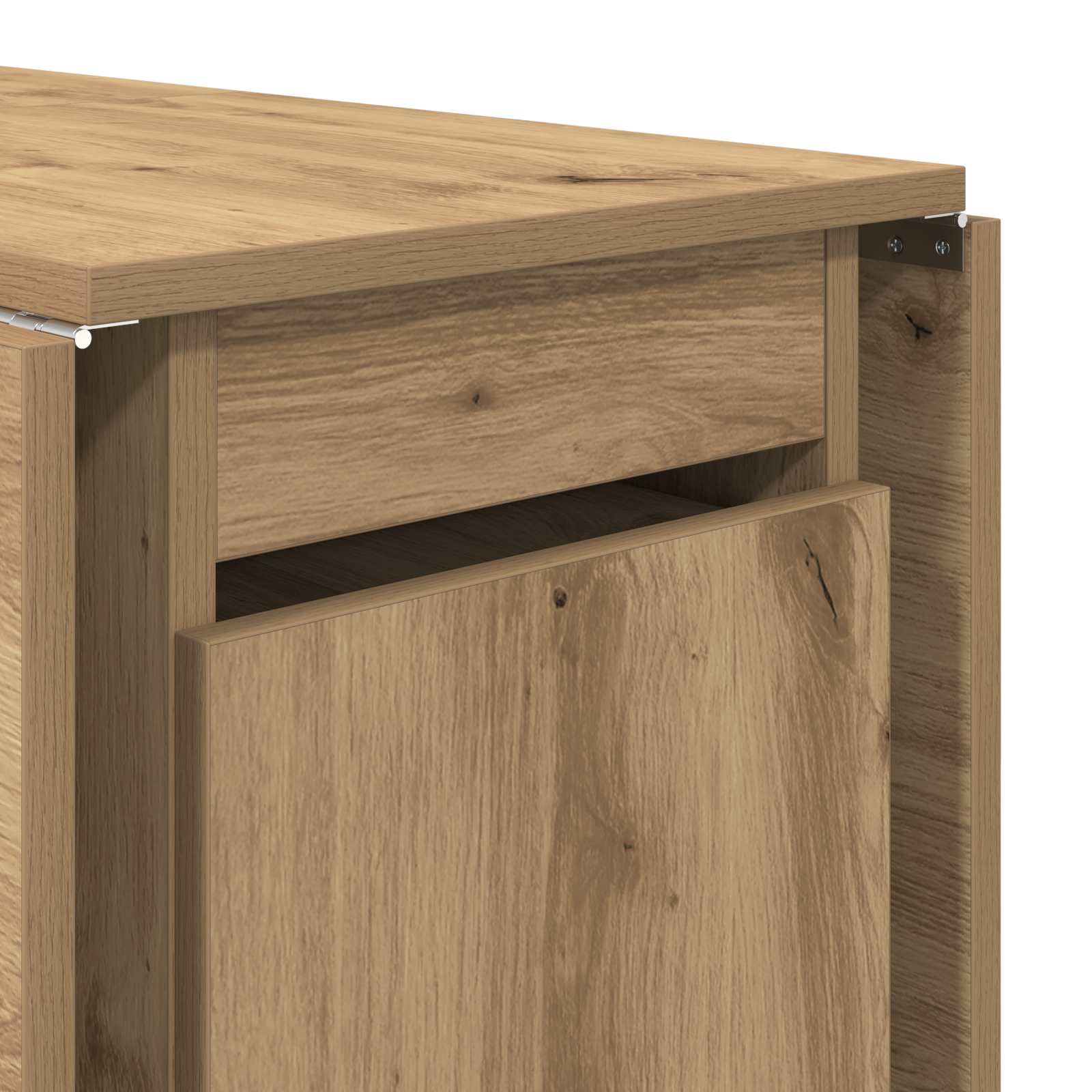 Esstisch 140 x 80 x 77 cm Holzwerkstoff Artisan-Eiche