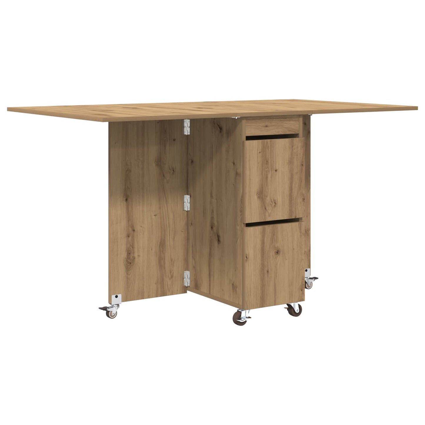 Esstisch 140 x 80 x 77 cm Holzwerkstoff Artisan-Eiche