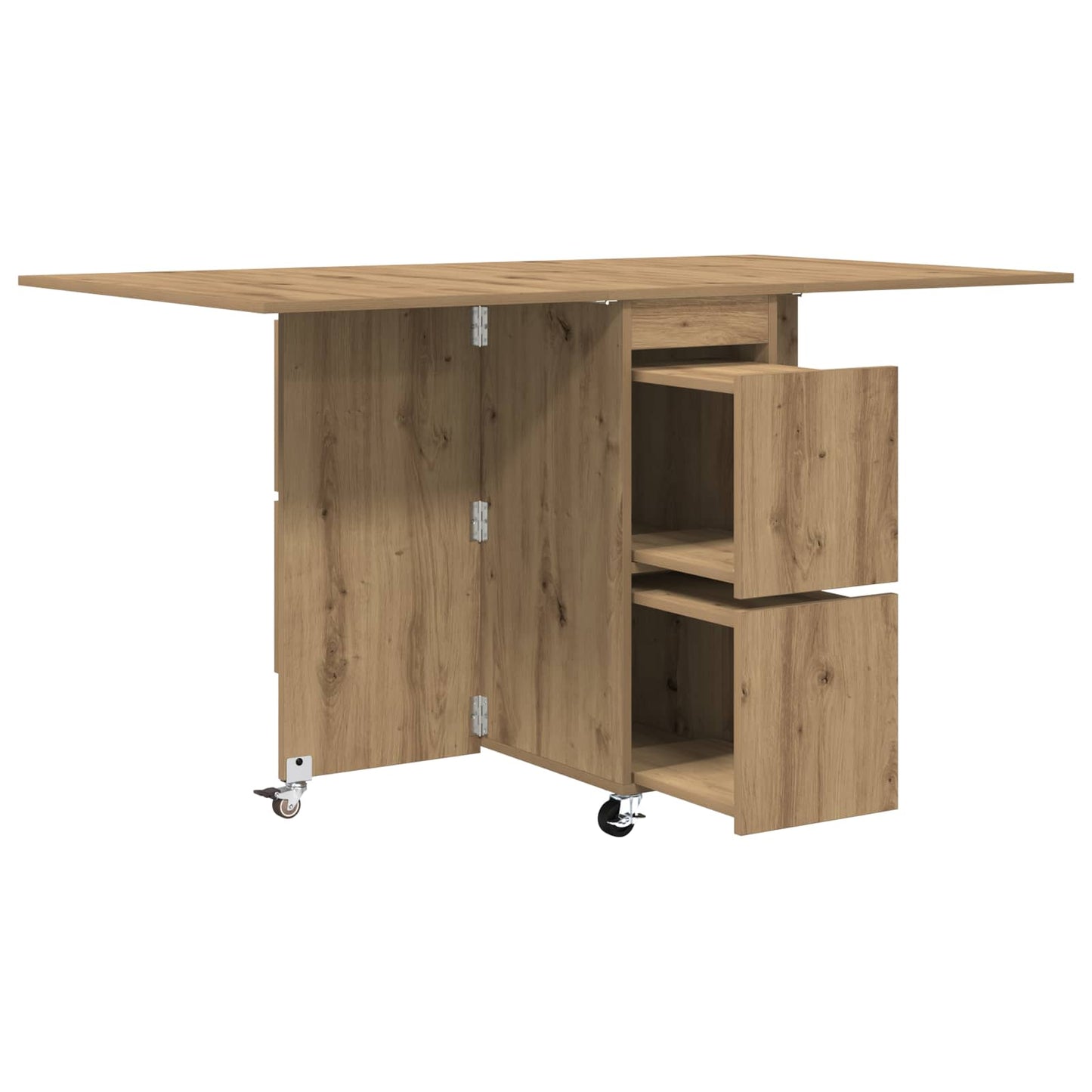 Esstisch 140 x 80 x 77 cm Holzwerkstoff Artisan-Eiche