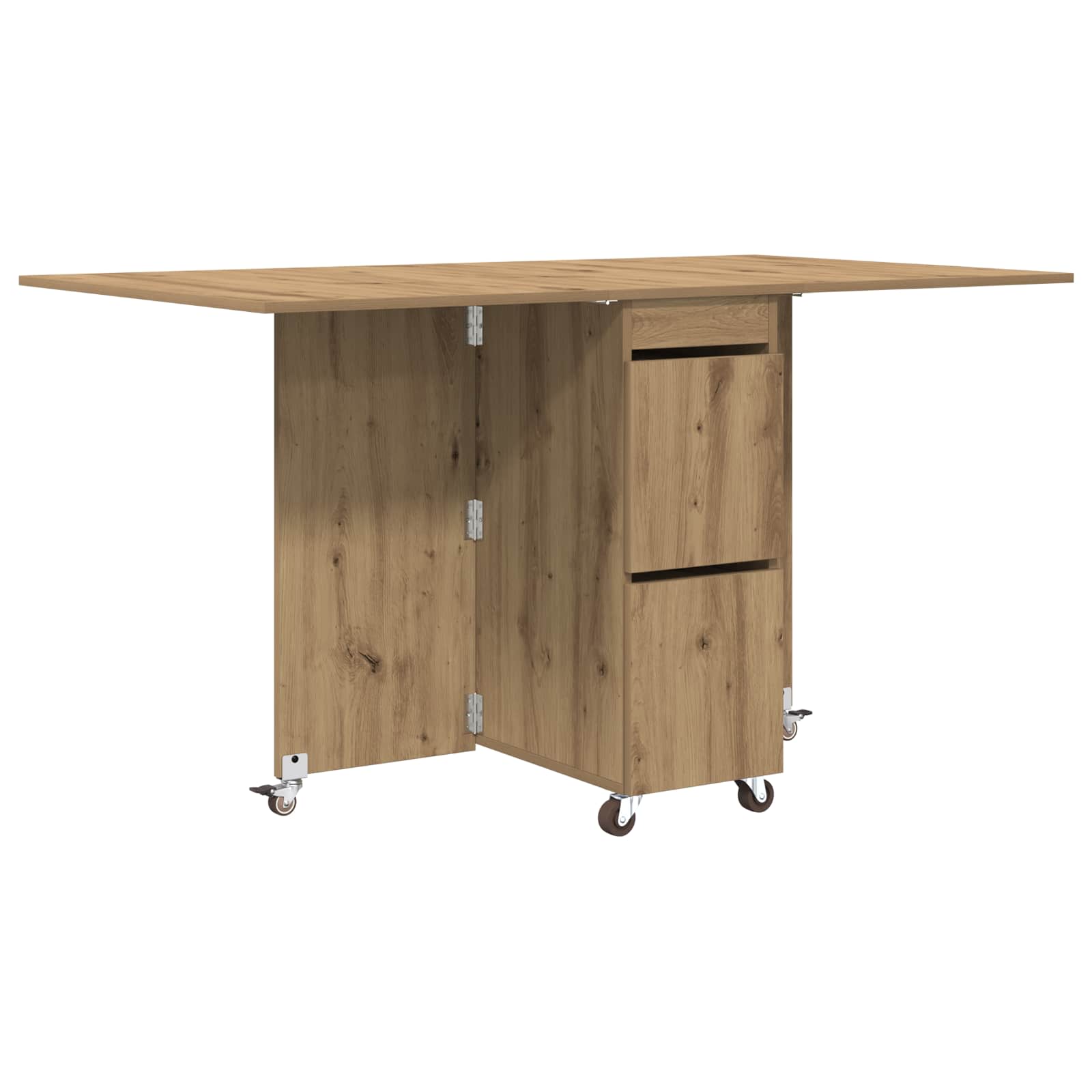 Esstisch 140 x 80 x 77 cm Holzwerkstoff Artisan-Eiche
