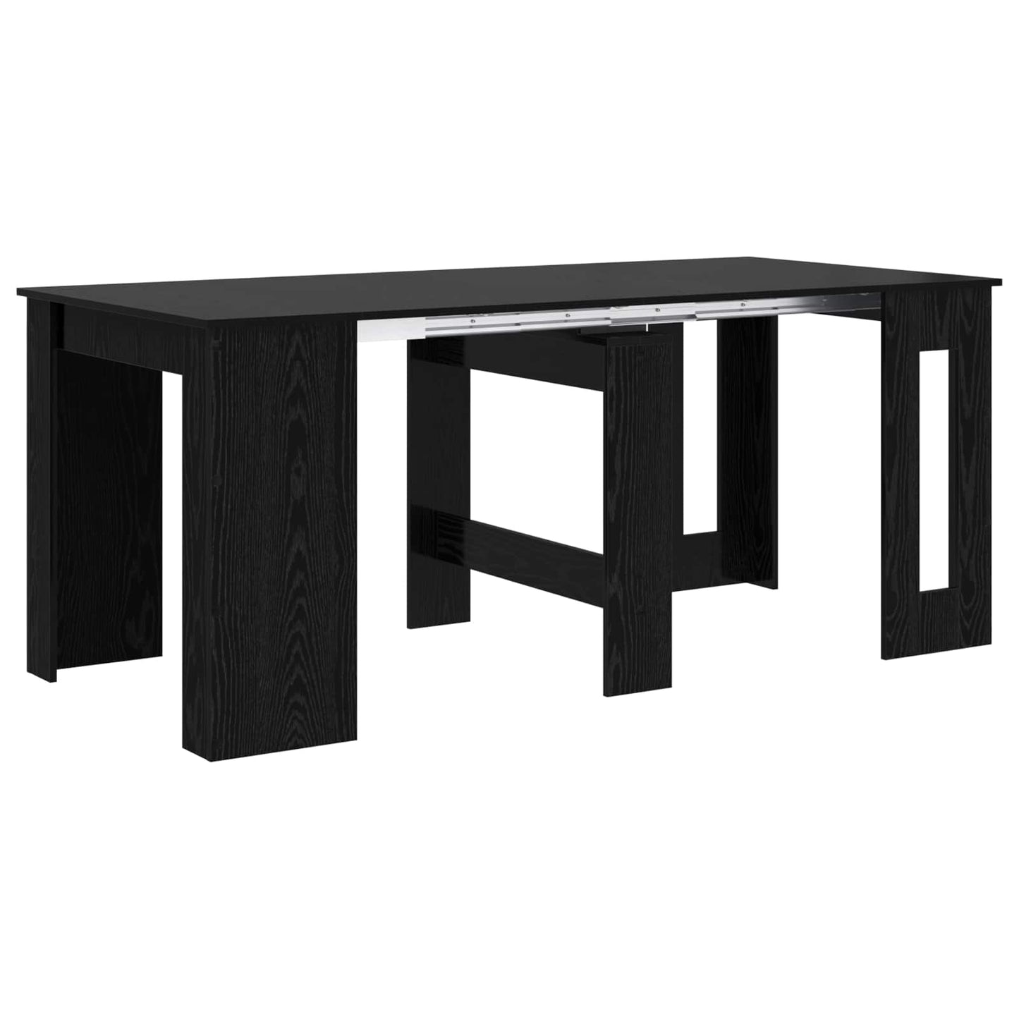 Esstisch 180 x 85 x 75 cm Holzwerkstoff Schwarze Eiche