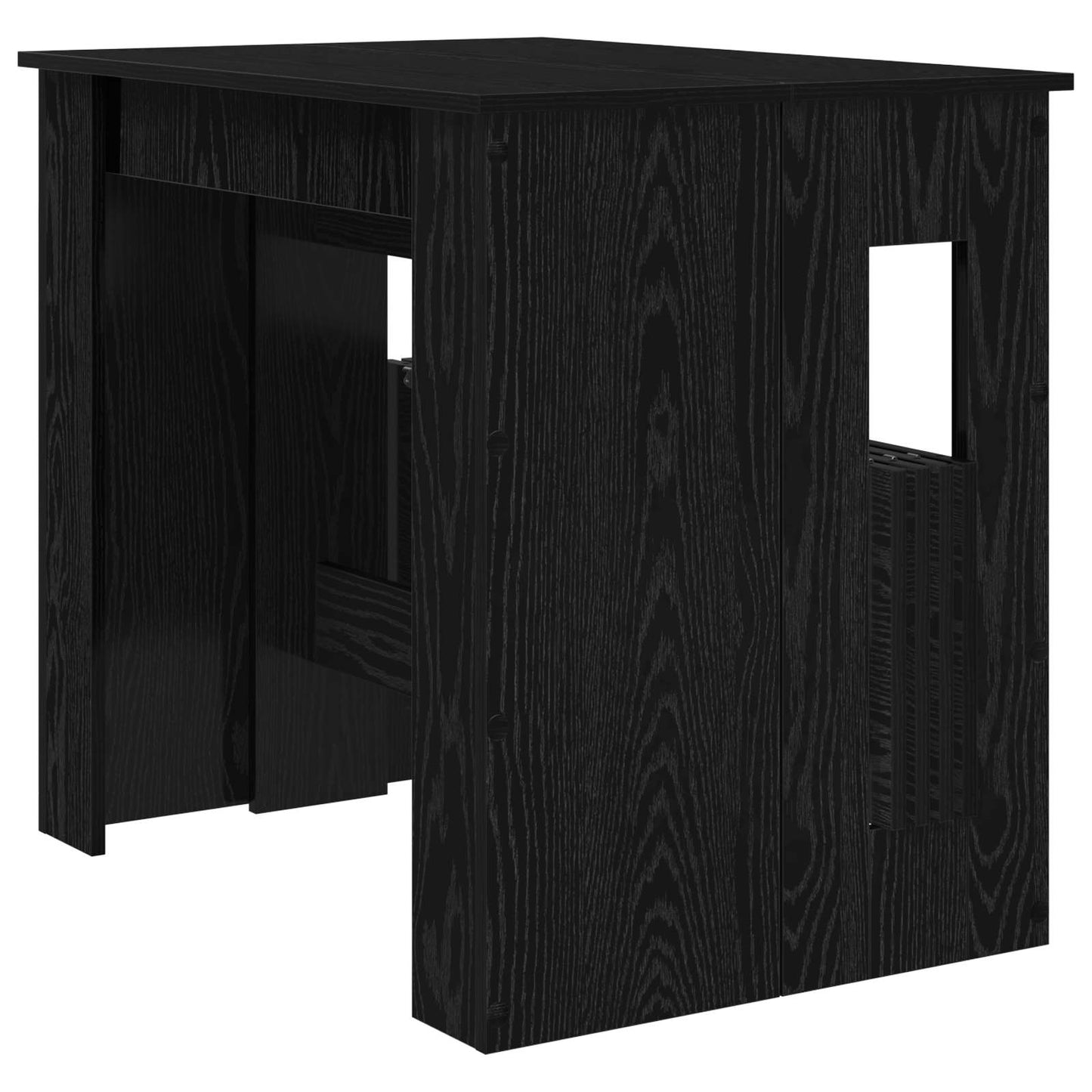 Esstisch 180 x 85 x 75 cm Holzwerkstoff Schwarze Eiche