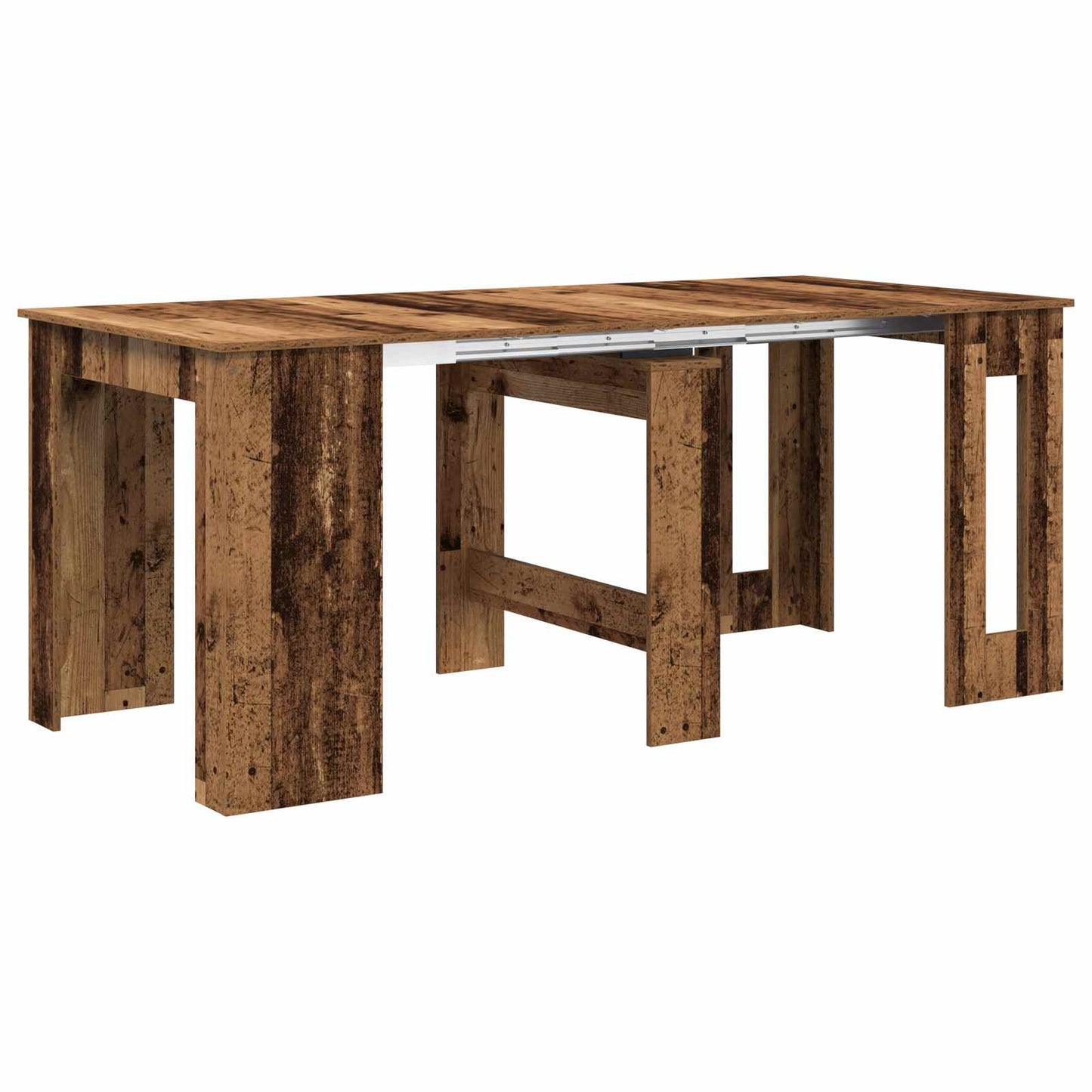 Esstisch 180 x 85 x 75 cm Holzwerkstoff Altholz Rechtwinklig