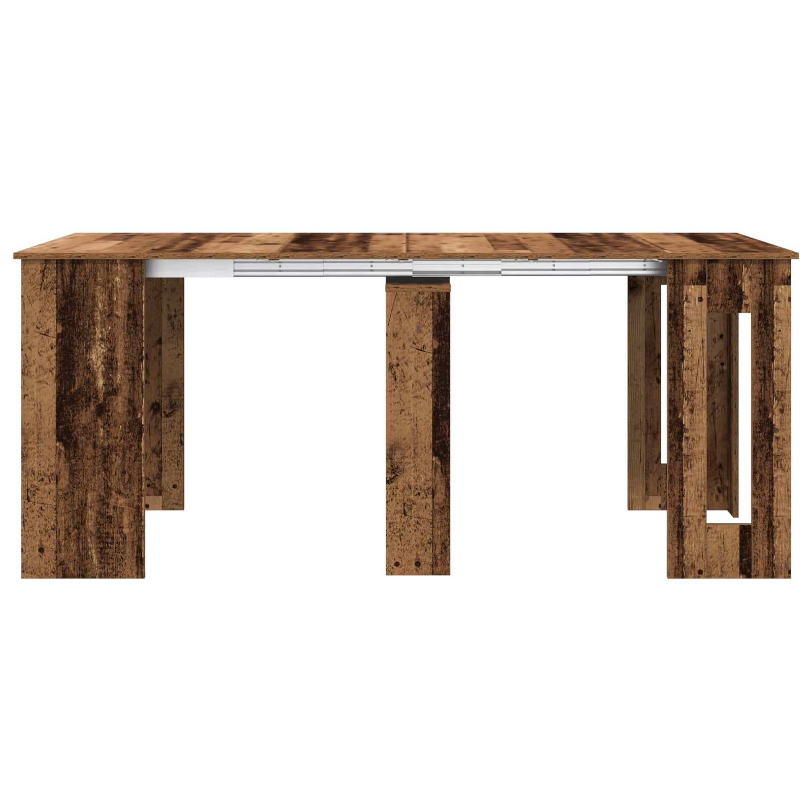 Esstisch 180 x 85 x 75 cm Holzwerkstoff Altholz Rechtwinklig