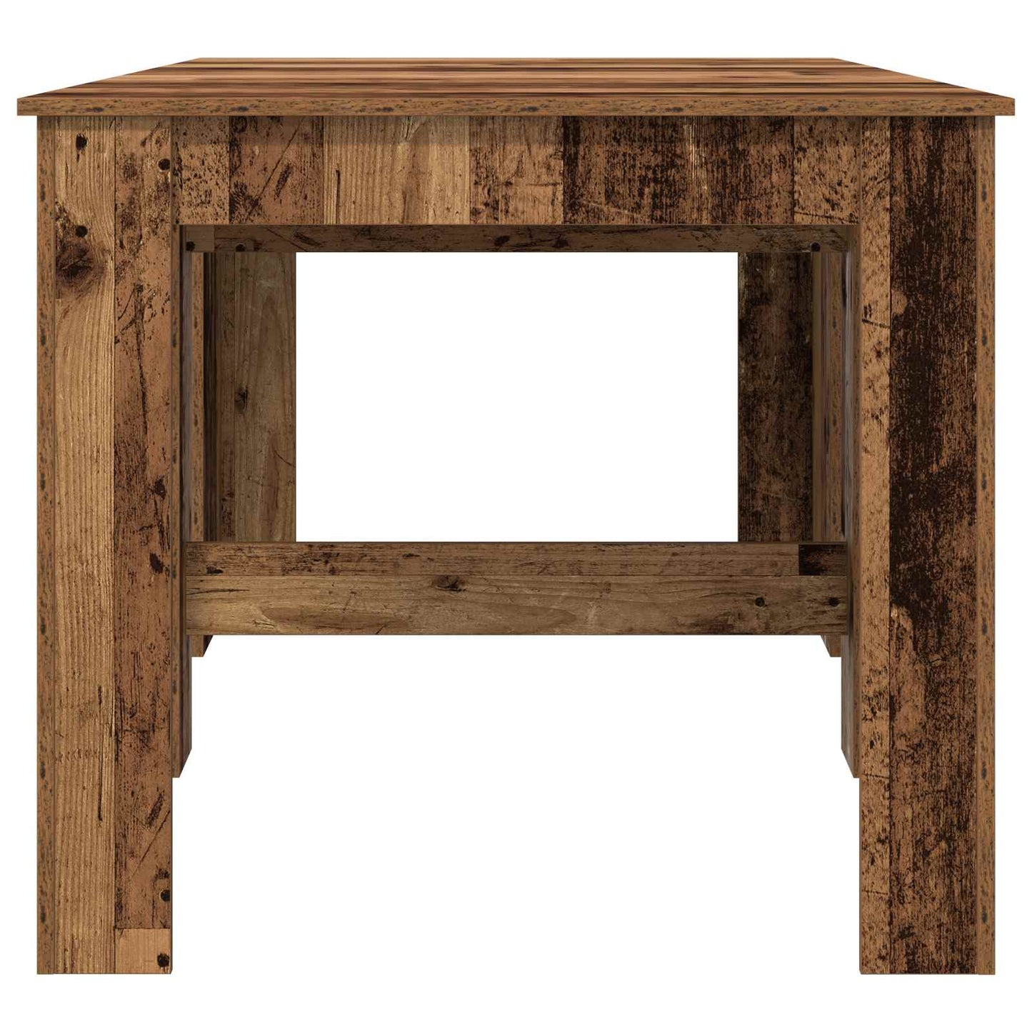 Esstisch 180 x 85 x 75 cm Holzwerkstoff Altholz Rechtwinklig