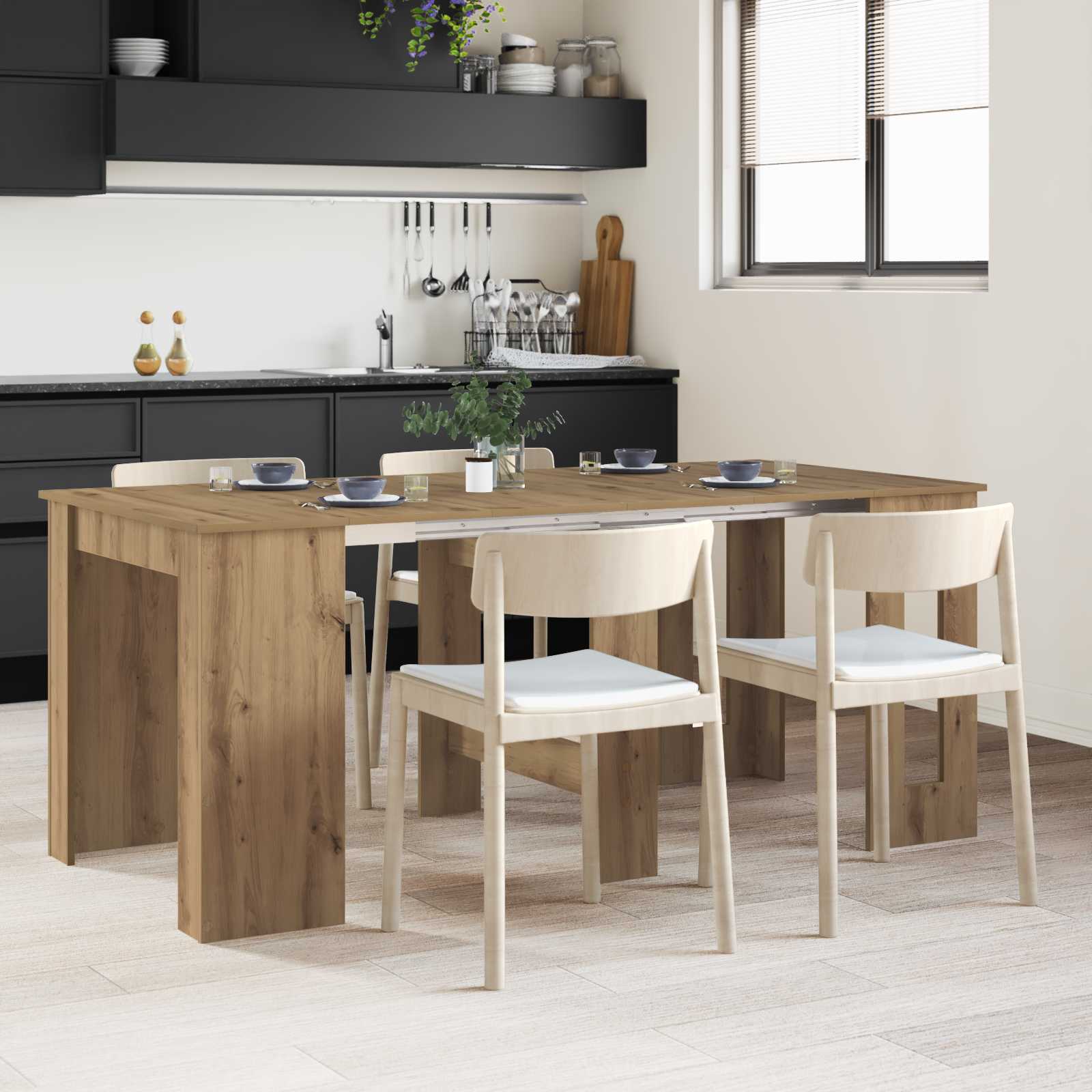 Esstisch Artisan-Eiche 180 x 85 x 75 cm Holzwerkstoff