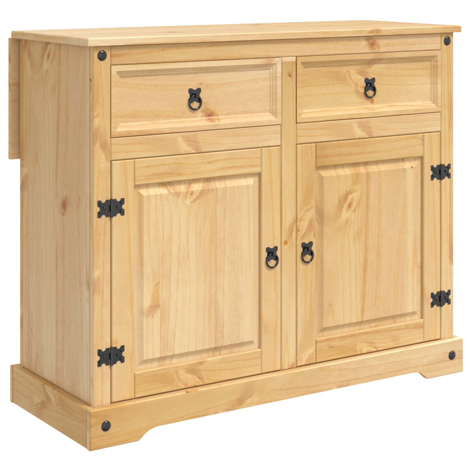Kücheninsel Set 2 stk. Honigwachs 112 x 70 x 91,5 cm