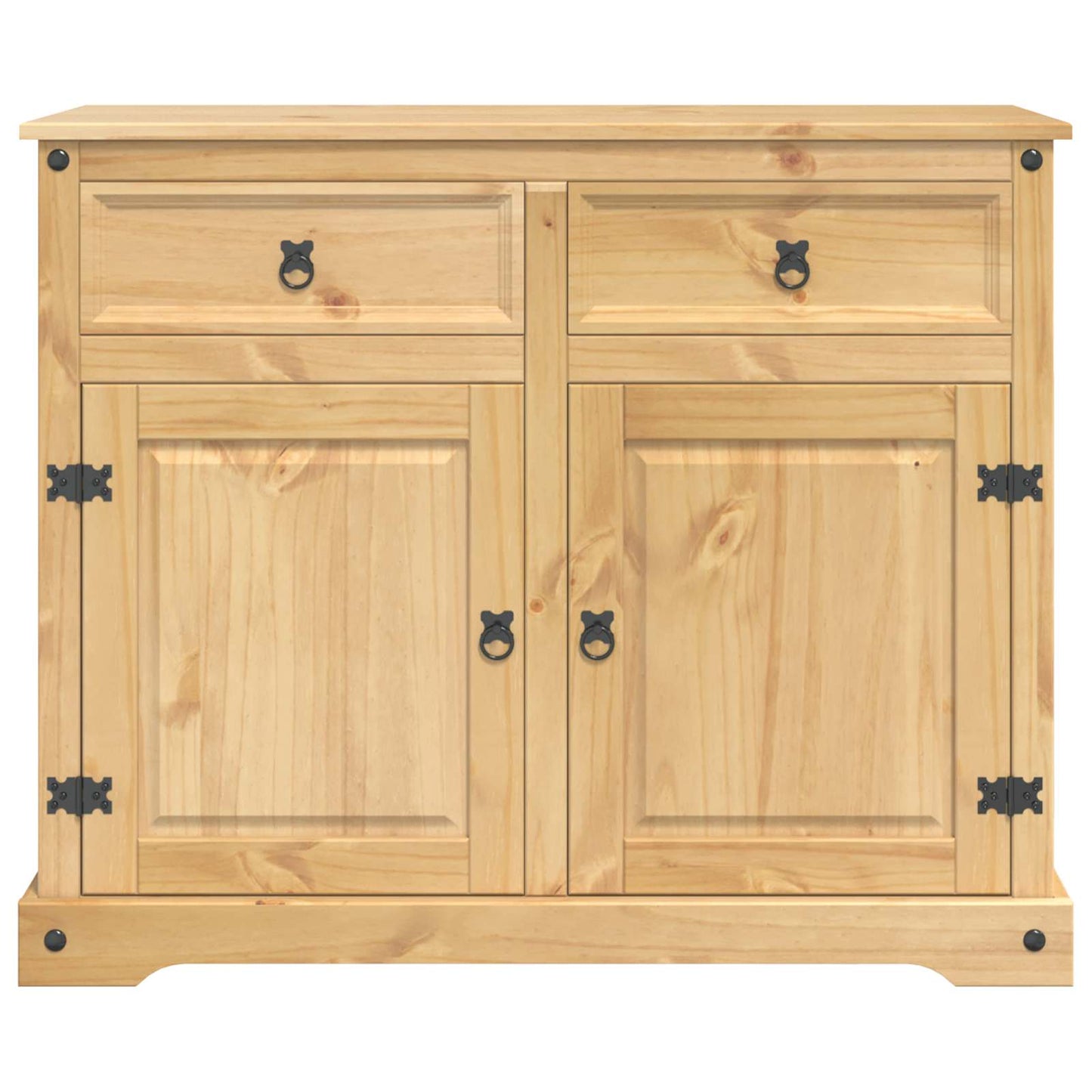 Kücheninsel Set 2 stk. Honigwachs 112 x 70 x 91,5 cm
